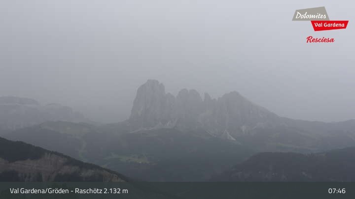Archiv Foto Webcam Raschötz - St. Ulrich