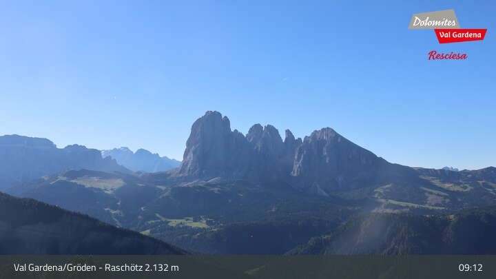 Archiv Foto Webcam Raschötz - St. Ulrich