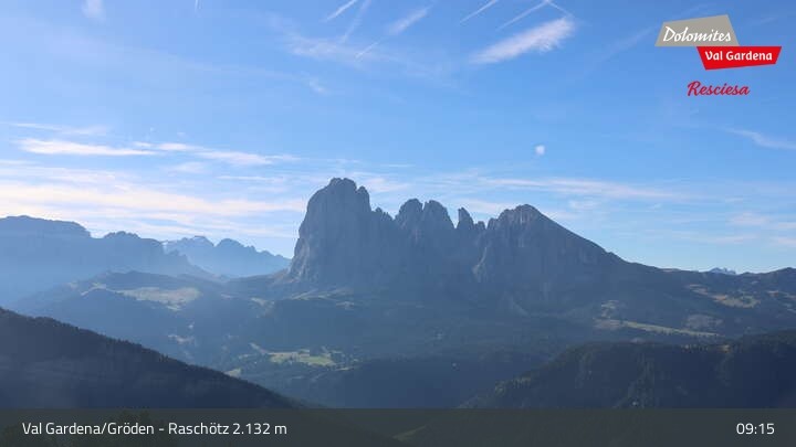 Archiv Foto Webcam Raschötz - St. Ulrich