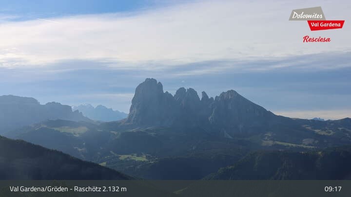 Archiv Foto Webcam Raschötz - St. Ulrich