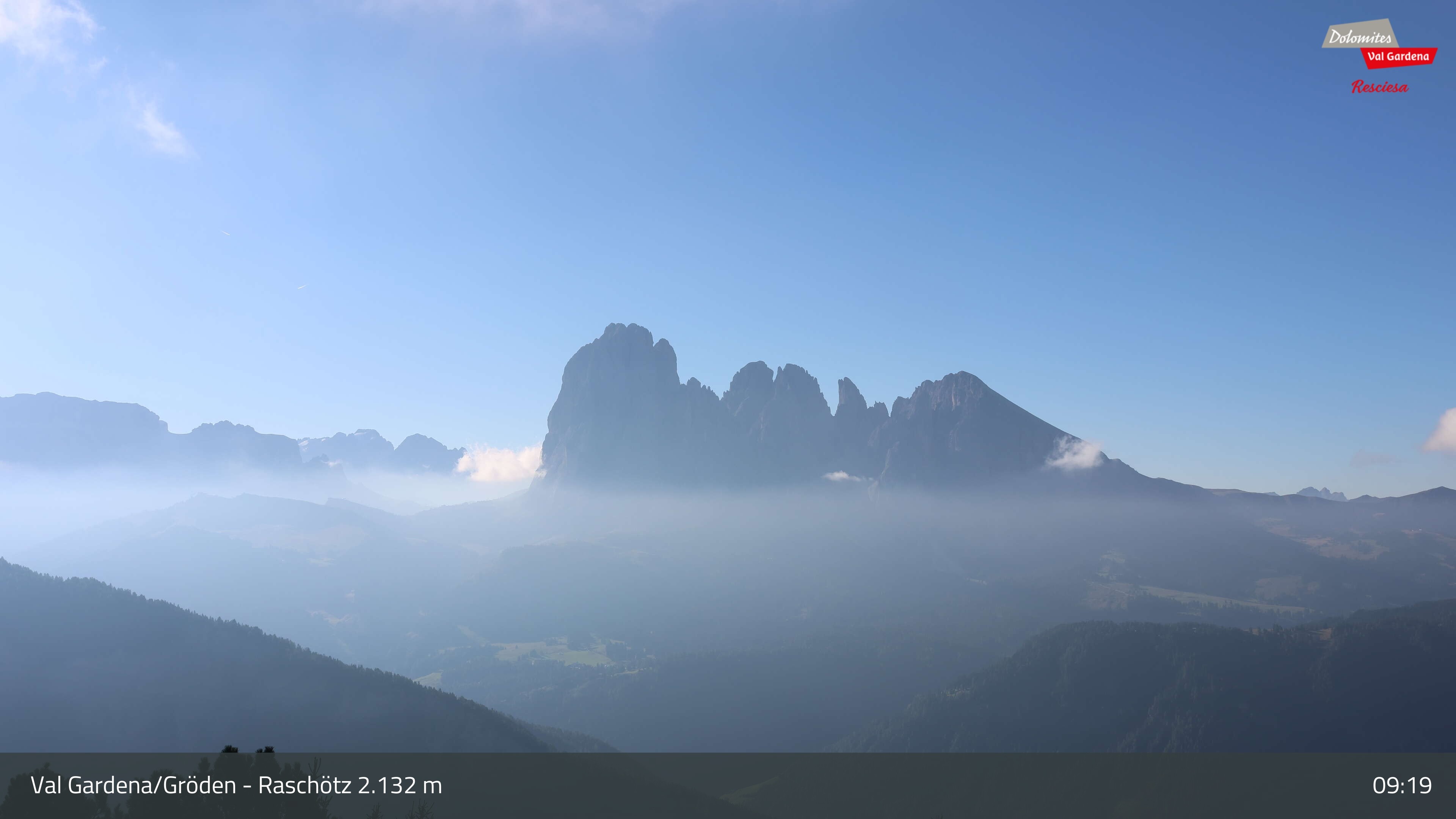 Archiv Foto Webcam Raschötz - St. Ulrich