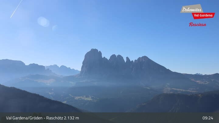 Archiv Foto Webcam Raschötz - St. Ulrich