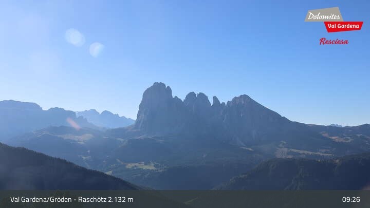 Archiv Foto Webcam Raschötz - St. Ulrich