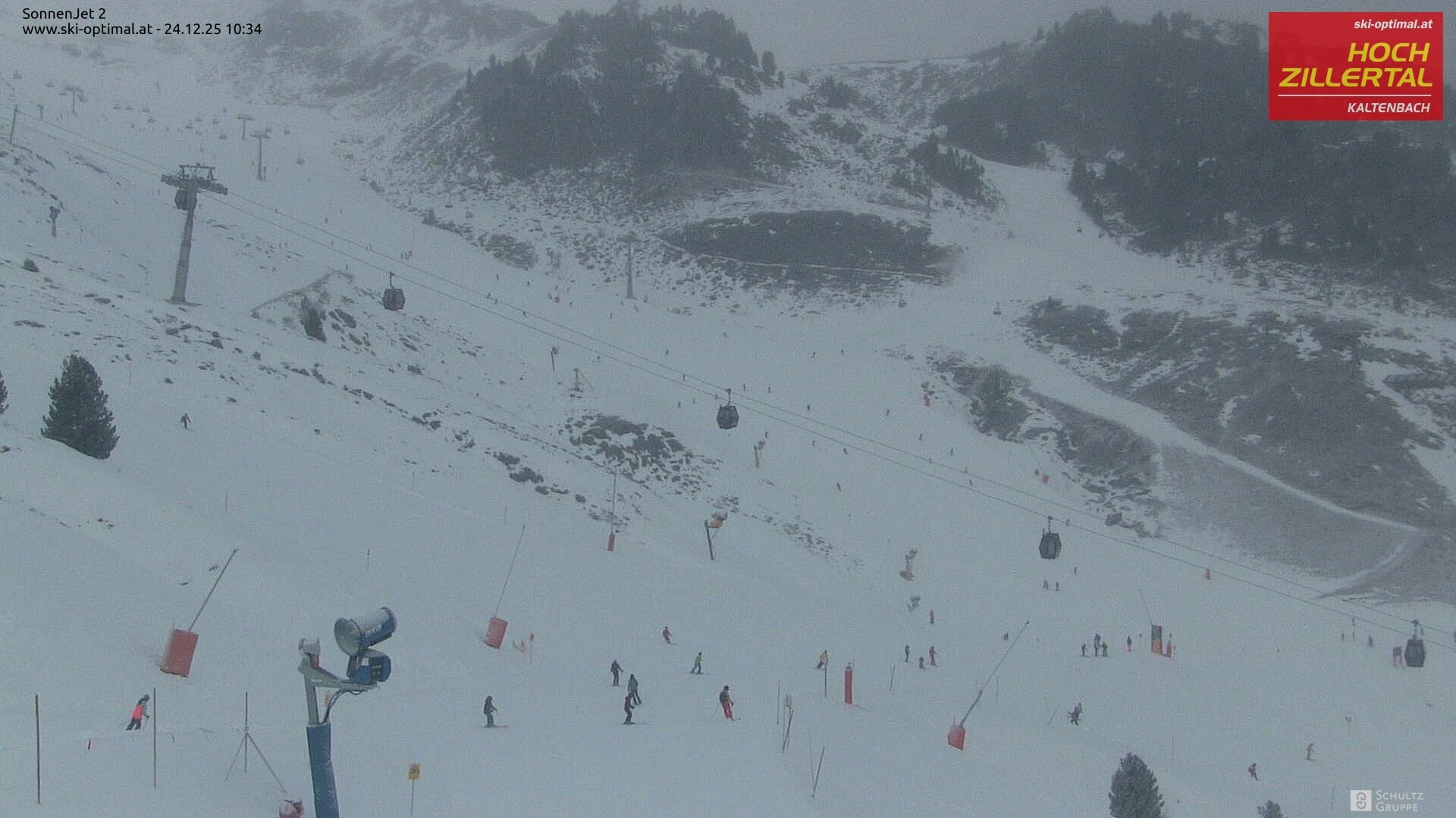 Archiv Foto Webcam Hochzillertal: Blick zum Sonnjet 2