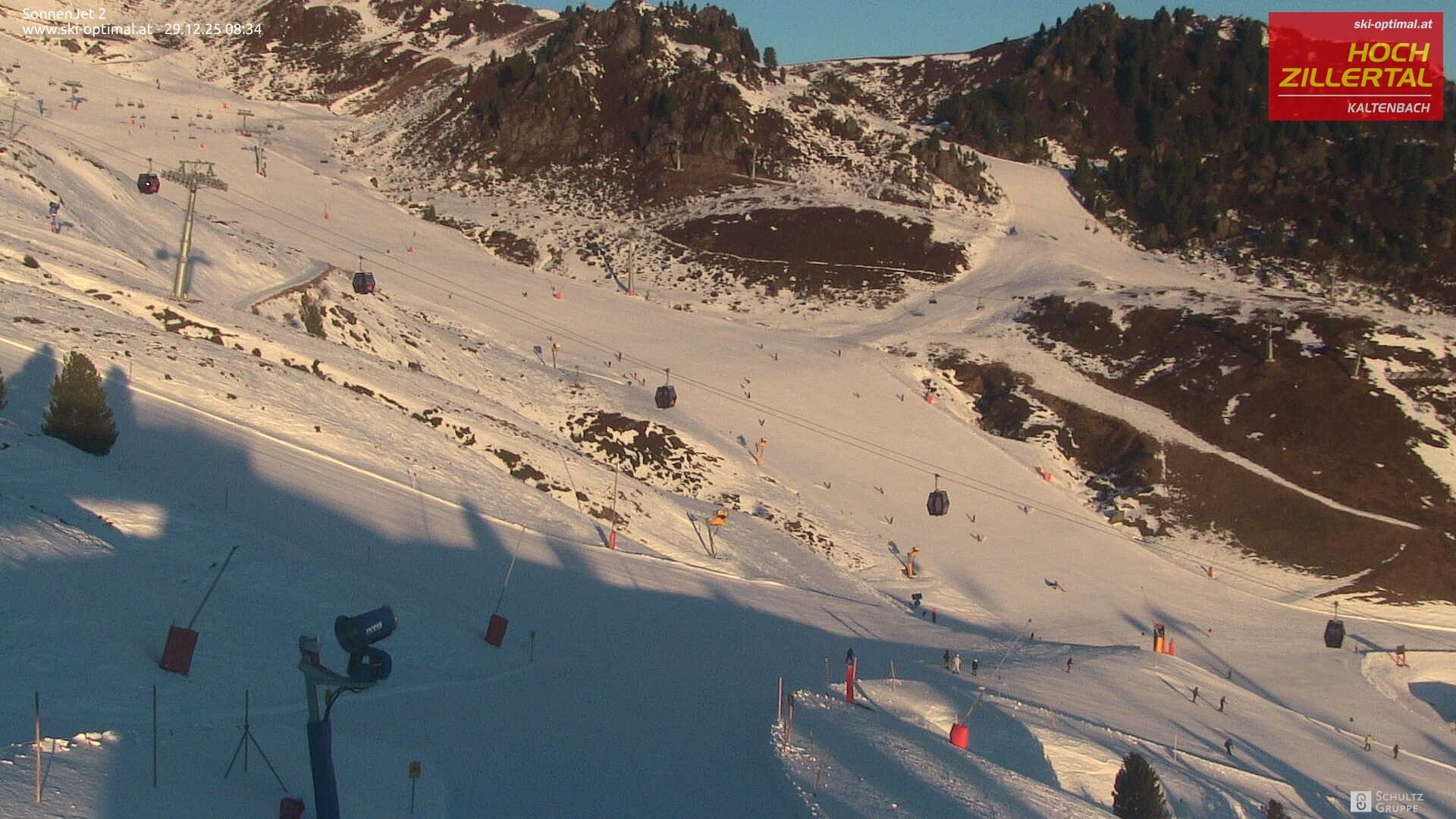 Archiv Foto Webcam Hochzillertal: Blick zum Sonnjet 2