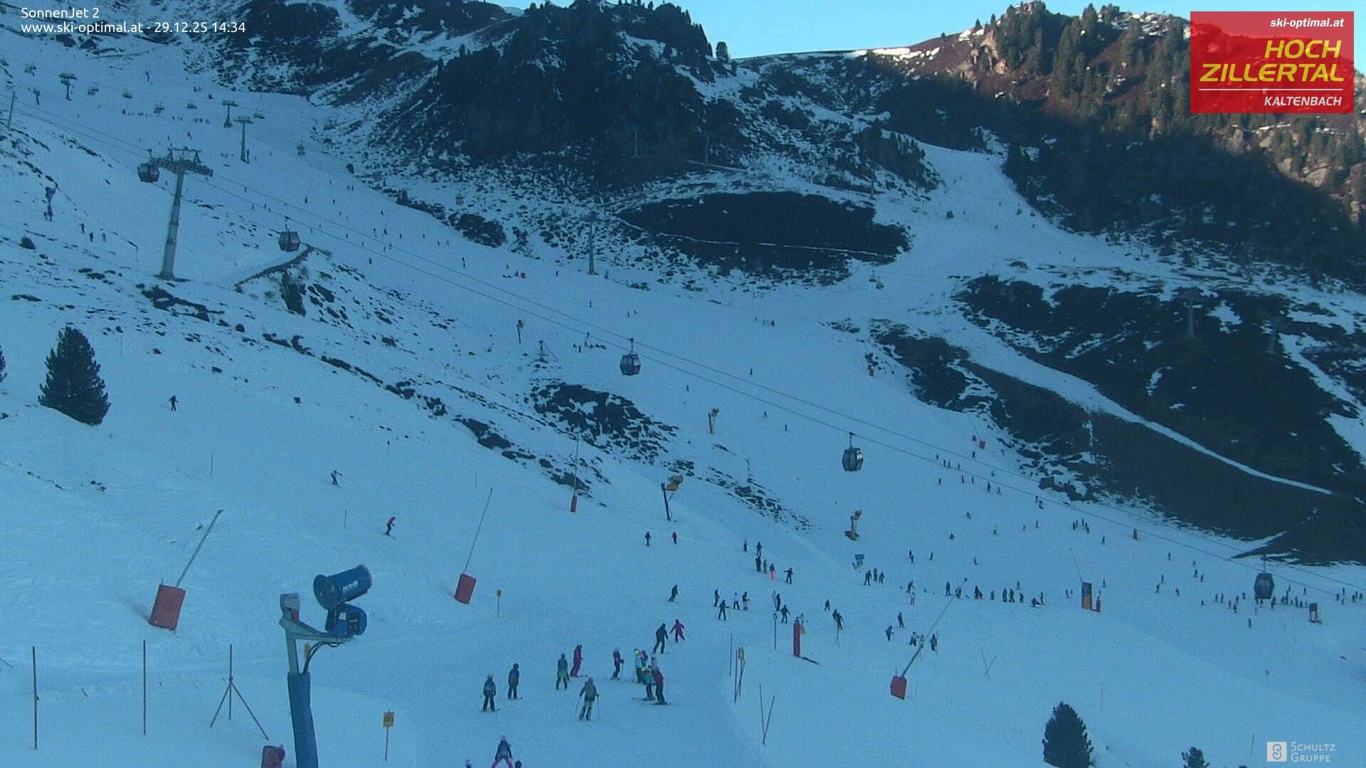 Archiv Foto Webcam Hochzillertal: Blick zum Sonnjet 2