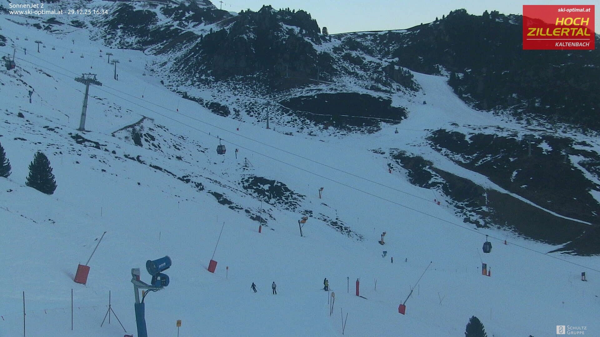 Archiv Foto Webcam Hochzillertal: Blick zum Sonnjet 2