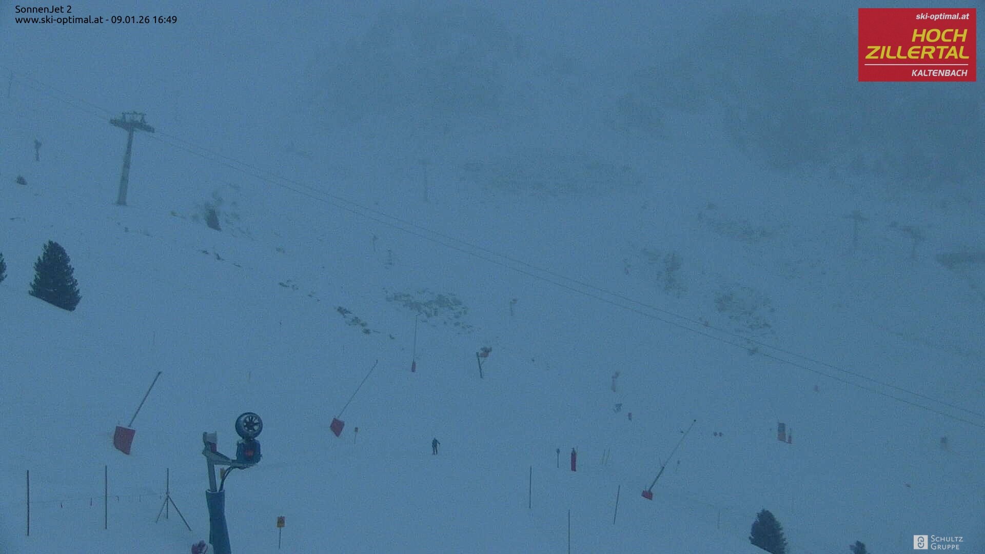 Archiv Foto Webcam Hochzillertal: Blick zum Sonnjet 2