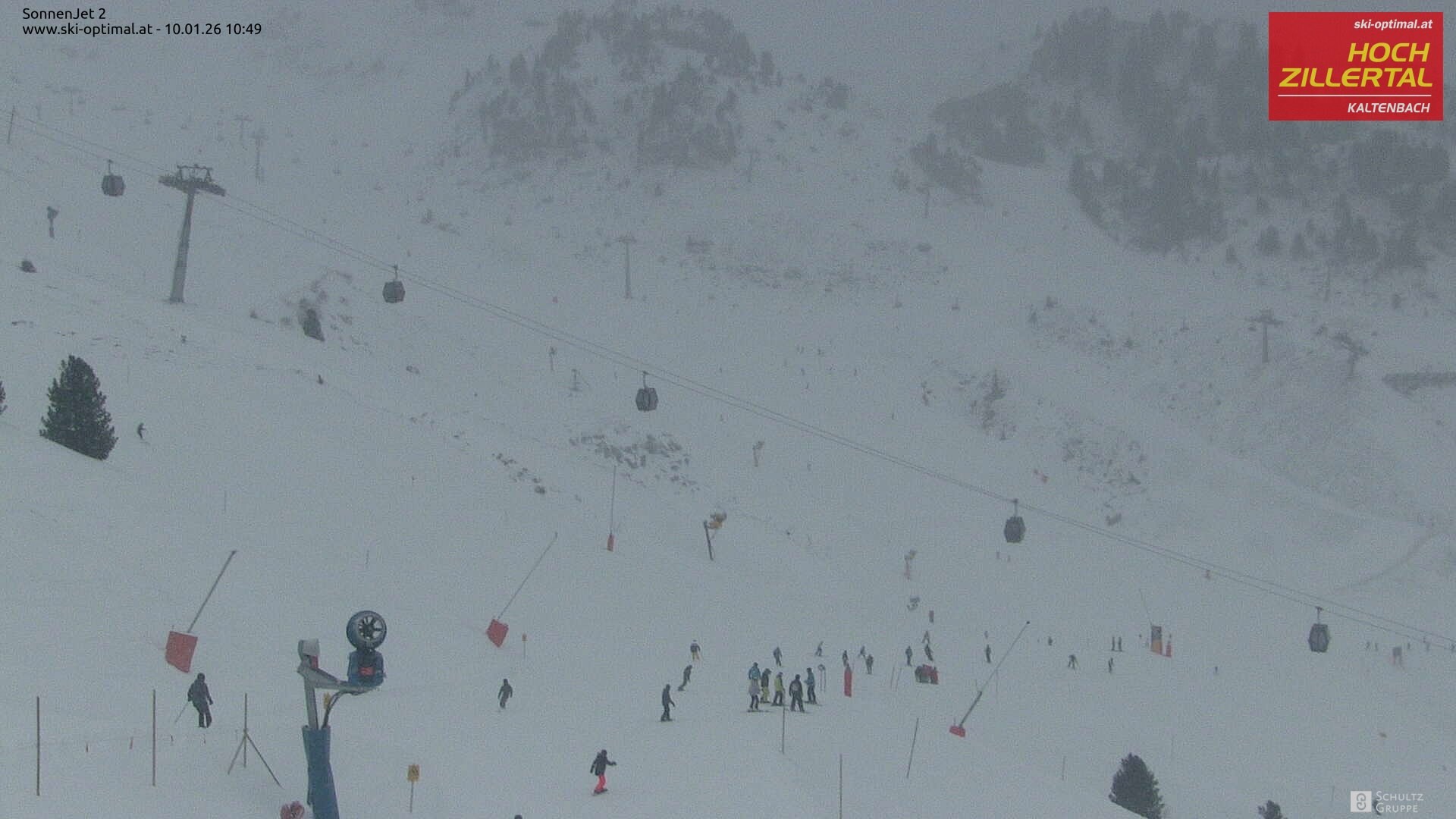 Archived image Hochzillertal - Webcam Sonnenjet 2