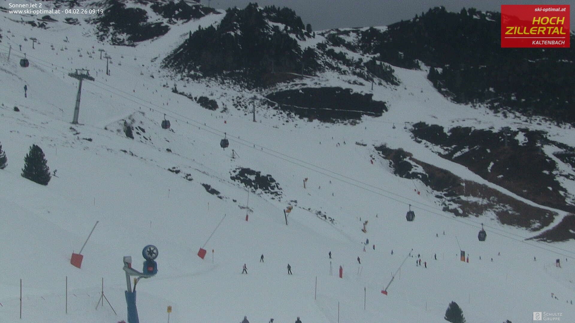 Archiv Foto Webcam Hochzillertal: Blick zum Sonnjet 2