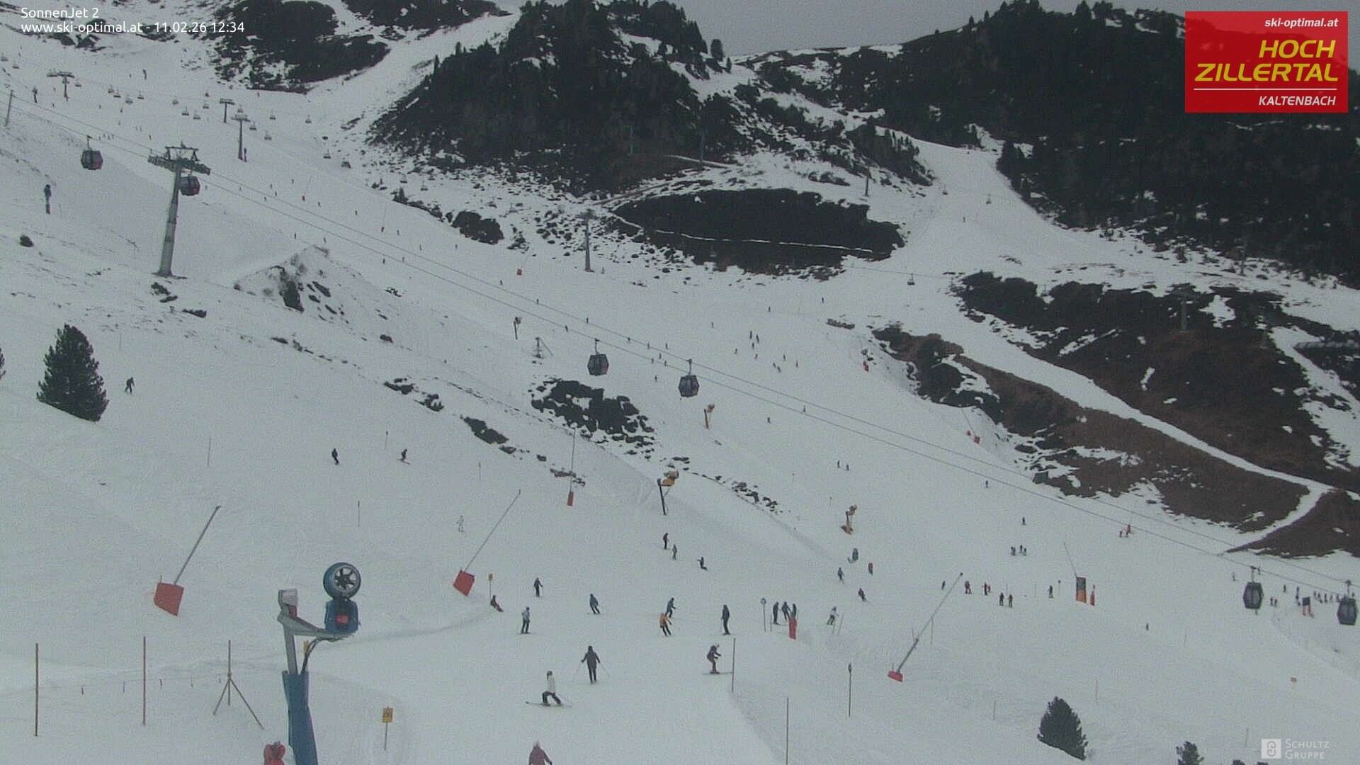 Archived image Hochzillertal - Webcam Sonnenjet 2