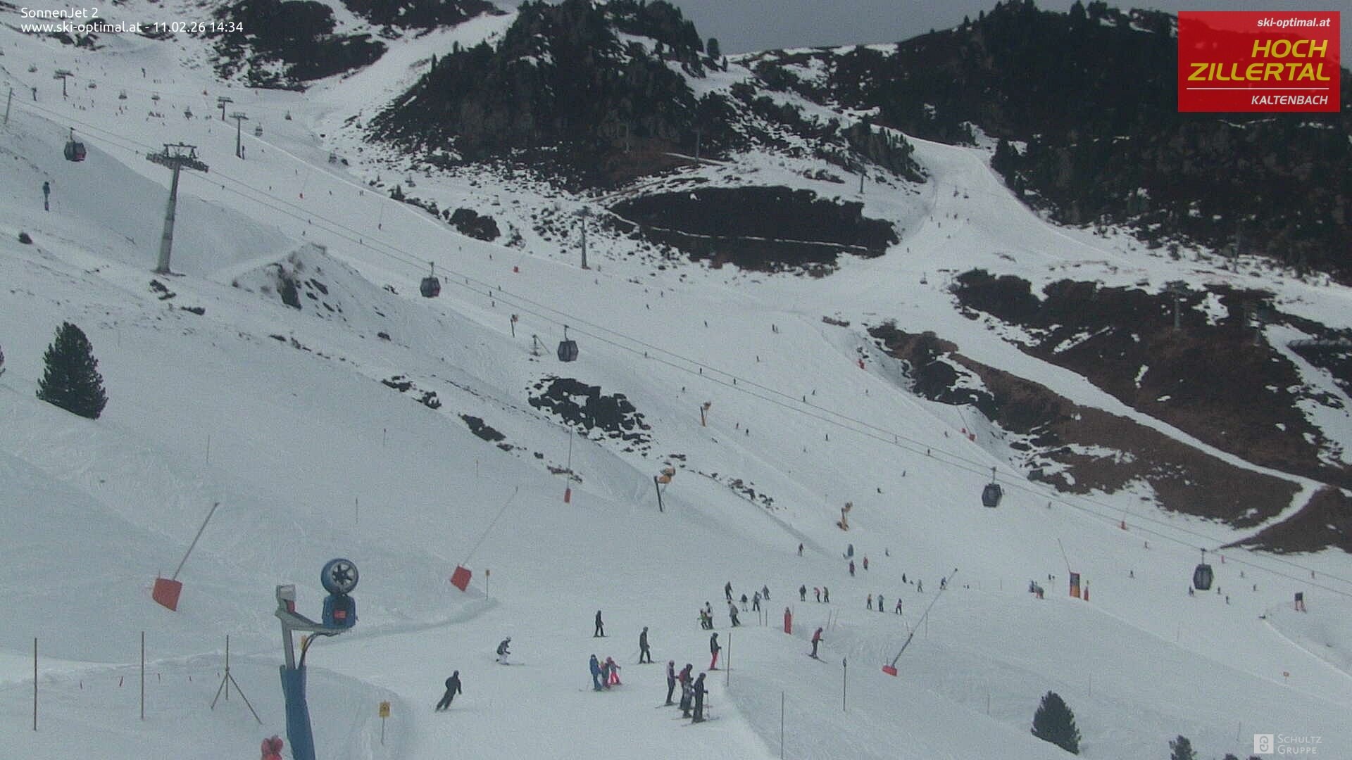 Archived image Hochzillertal - Webcam Sonnenjet 2