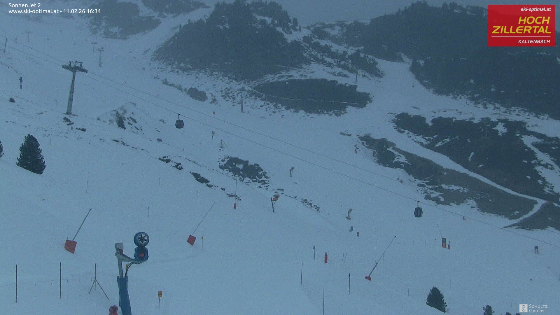 Archiv Foto Webcam Hochzillertal: Blick zum Sonnjet 2