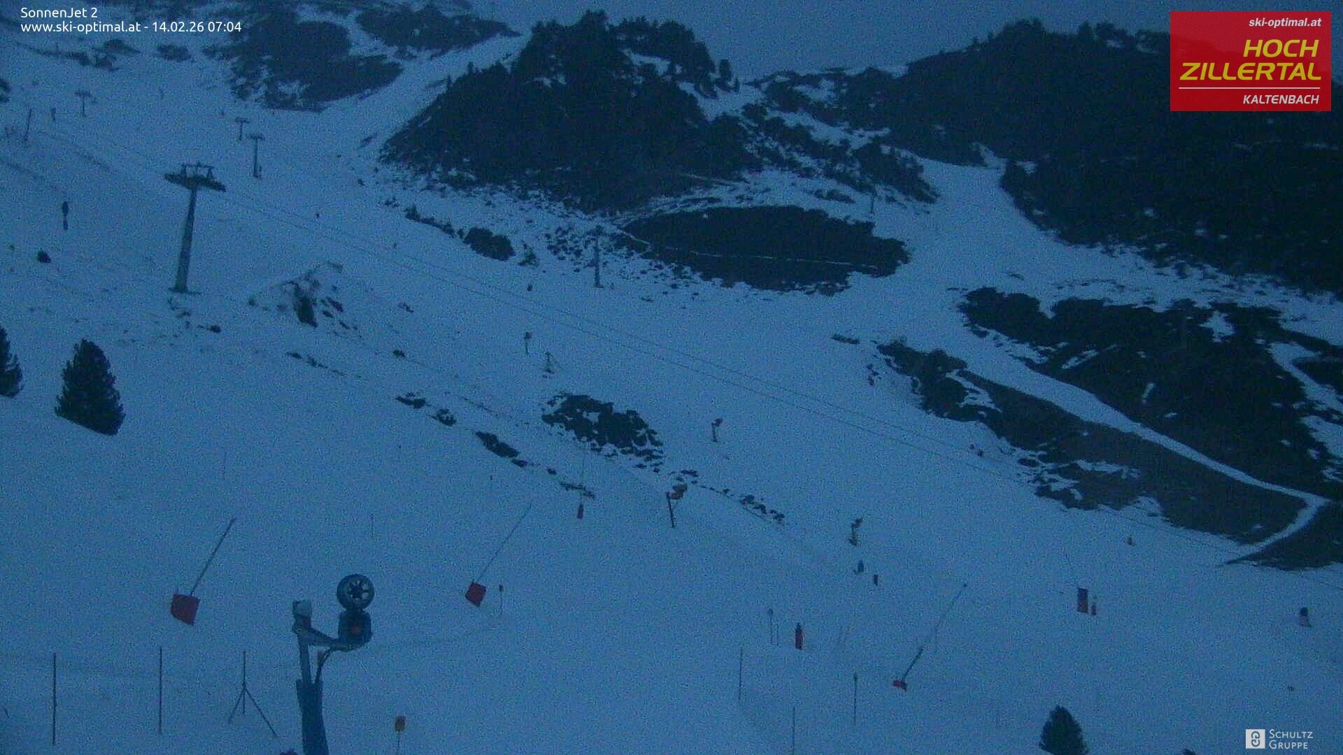 Archiv Foto Webcam Hochzillertal: Blick zum Sonnjet 2
