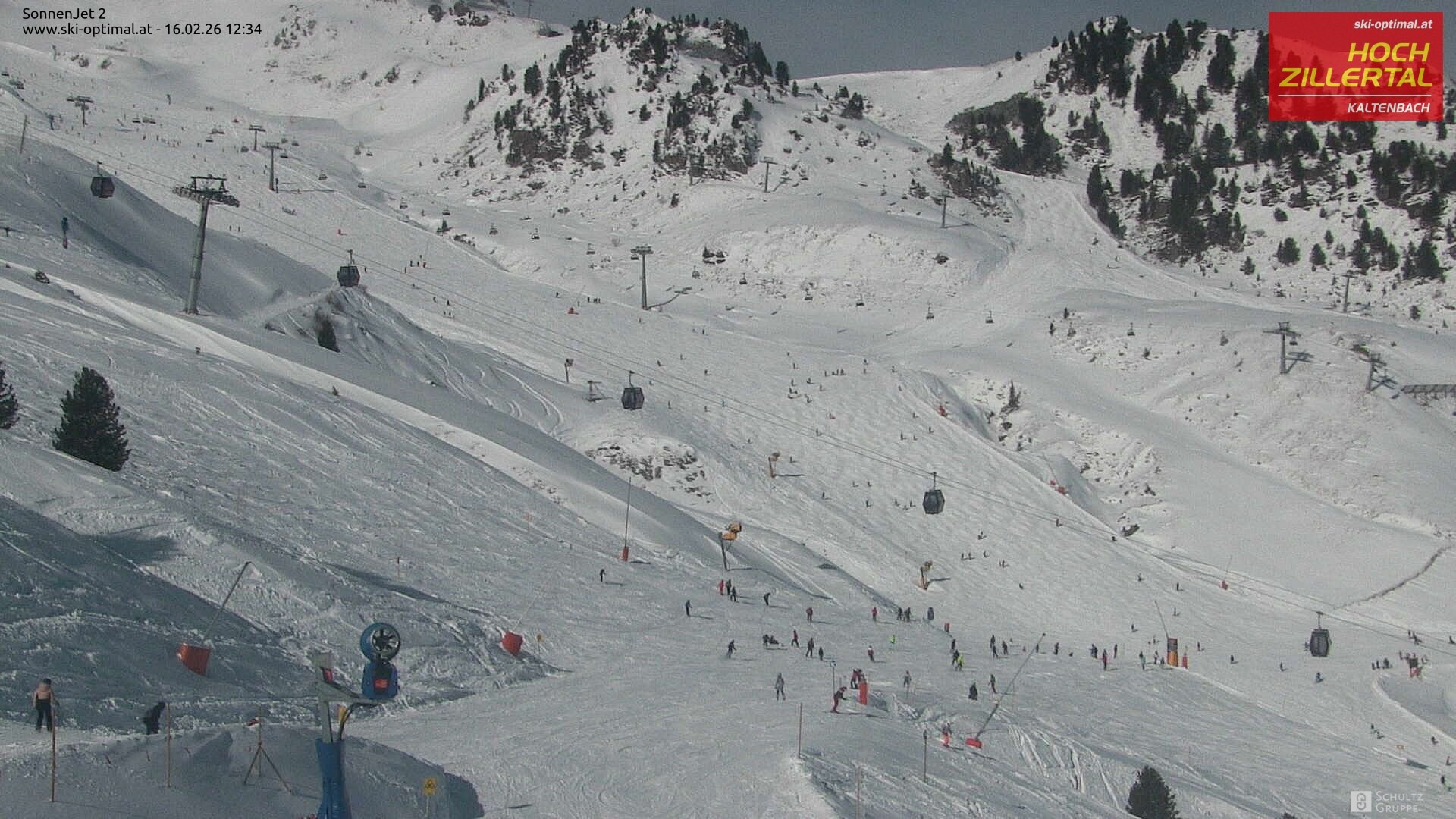 Archived image Hochzillertal - Webcam Sonnenjet 2