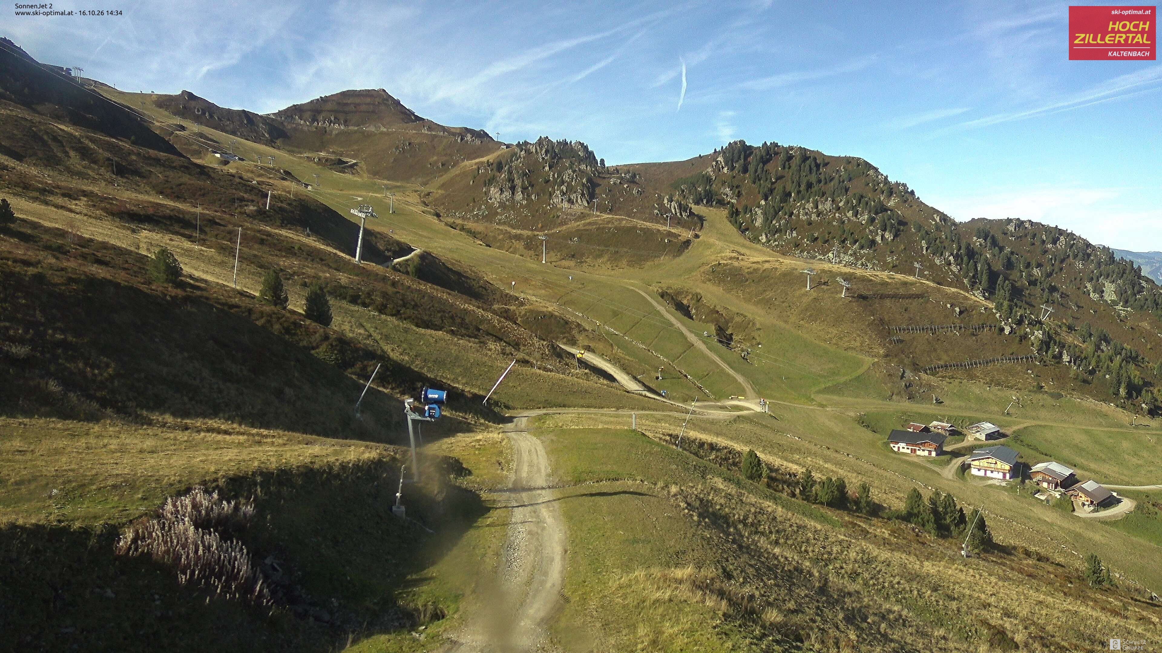 Archiv Foto Webcam Hochzillertal: Blick zum Sonnjet 2