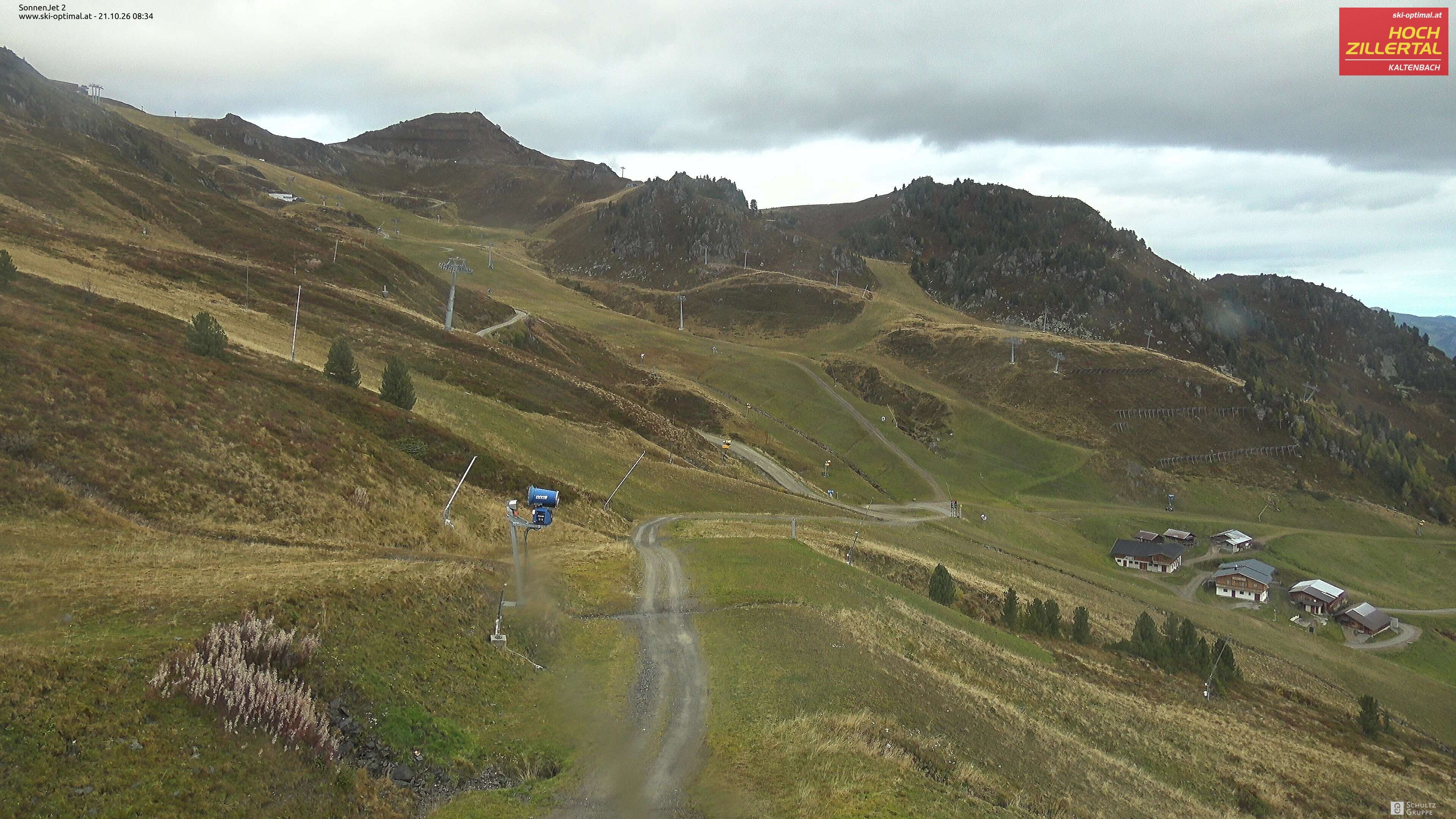 Archiv Foto Webcam Hochzillertal: Blick zum Sonnjet 2