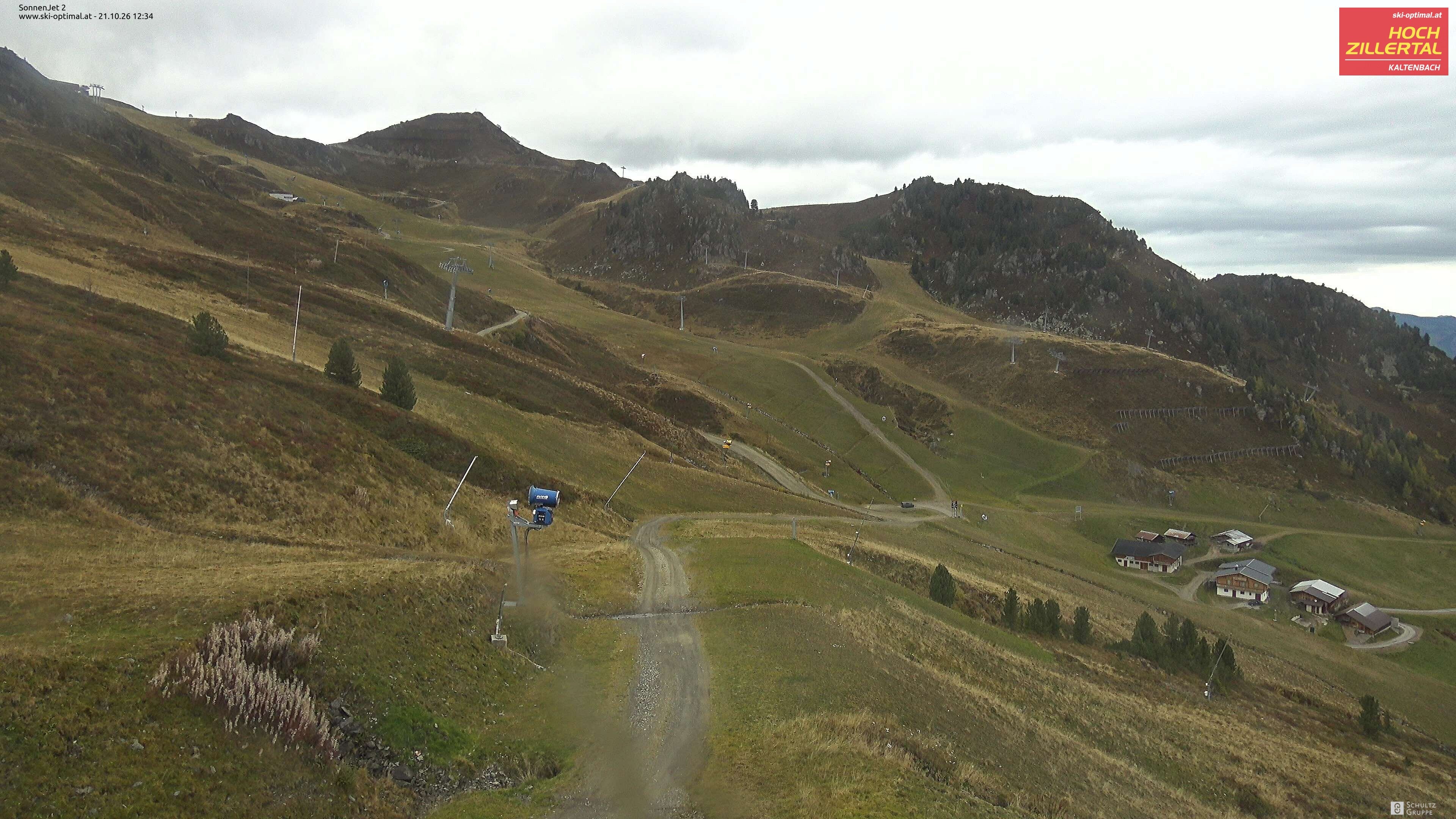 Archiv Foto Webcam Hochzillertal: Blick zum Sonnjet 2