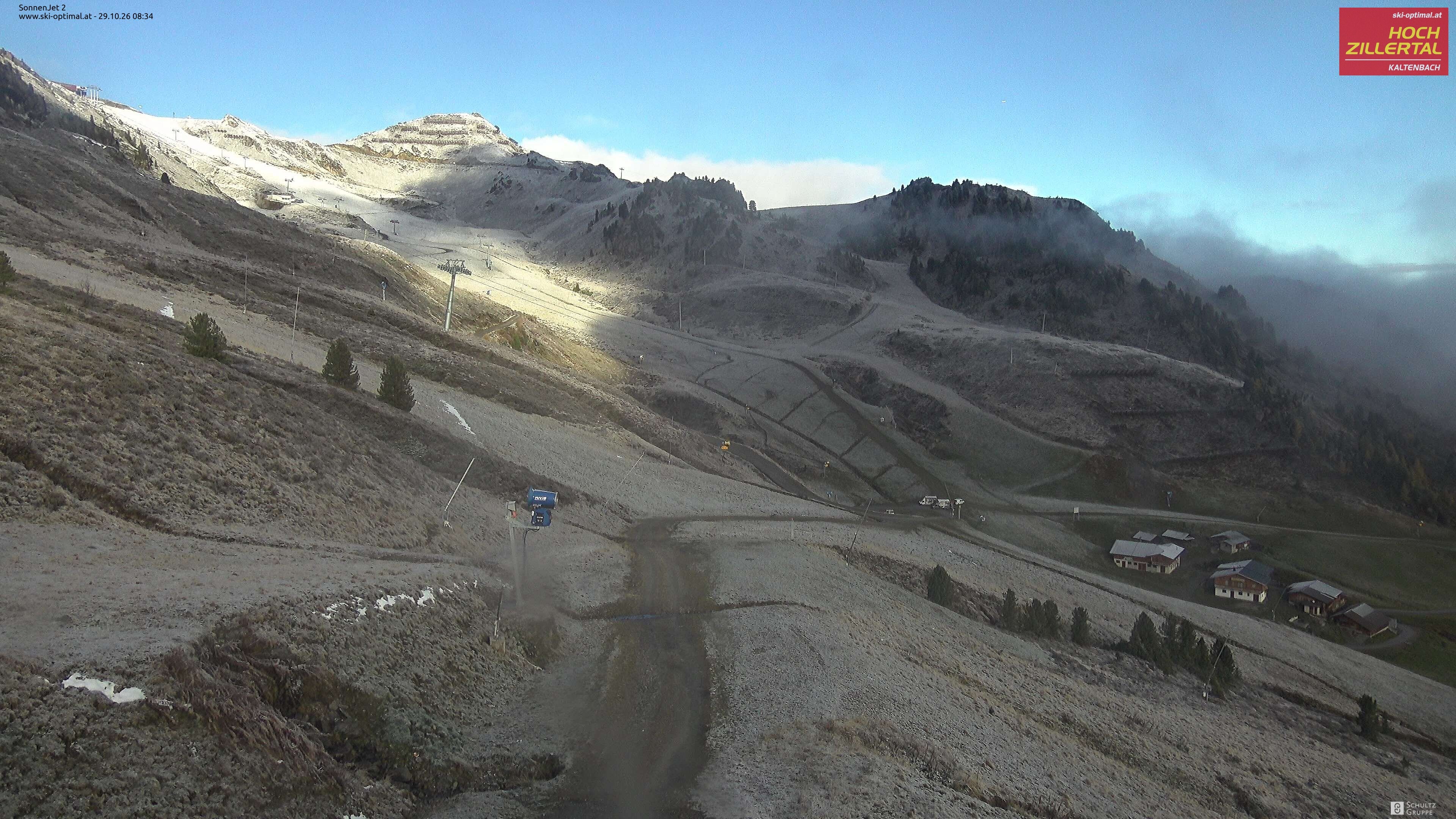 Archived image Hochzillertal - Webcam Sonnenjet 2
