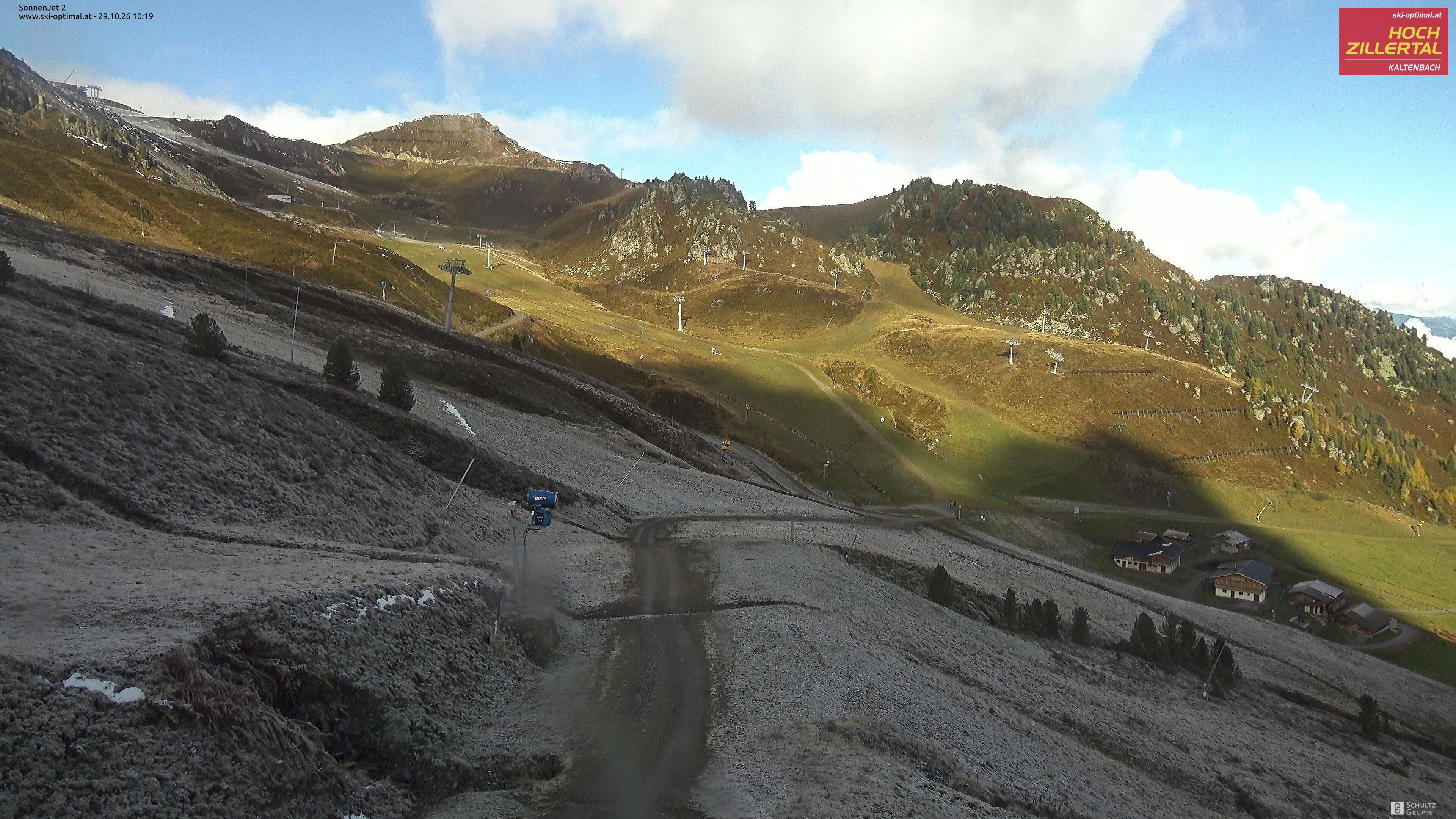 Archived image Hochzillertal - Webcam Sonnenjet 2