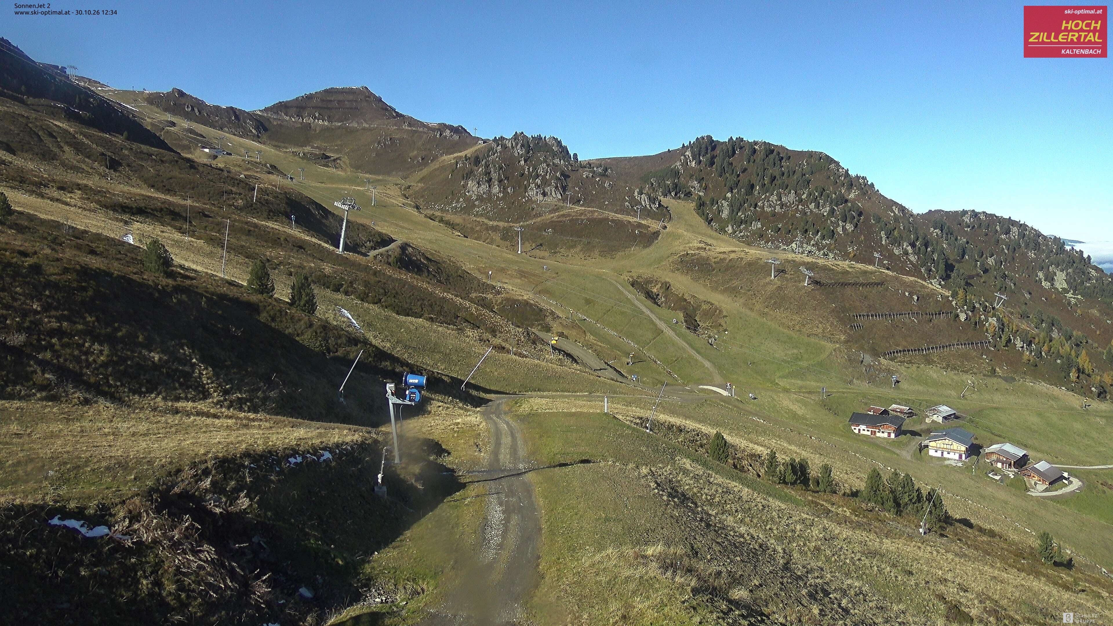 Archiv Foto Webcam Hochzillertal: Blick zum Sonnjet 2