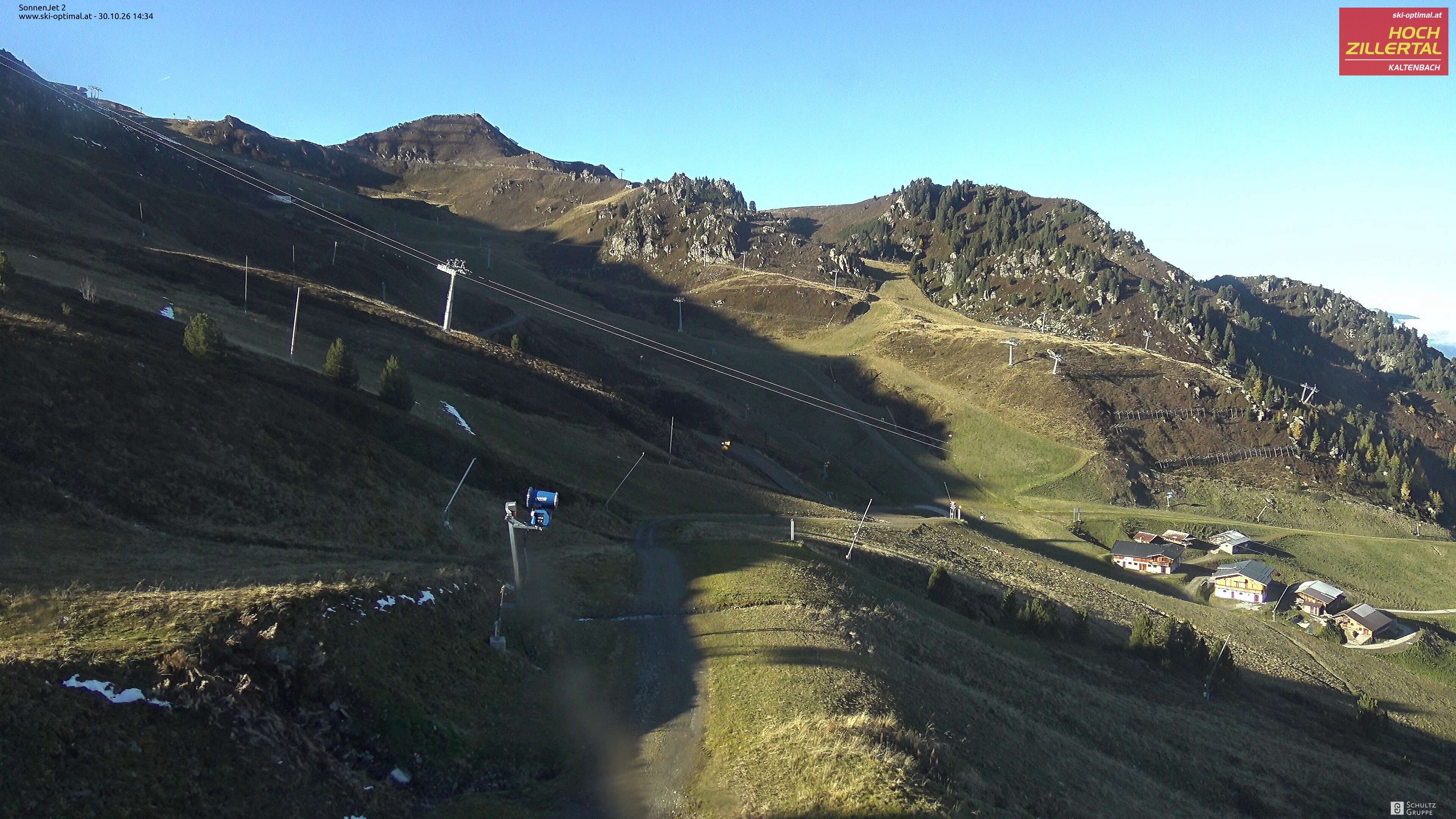 Archiv Foto Webcam Hochzillertal: Blick zum Sonnjet 2