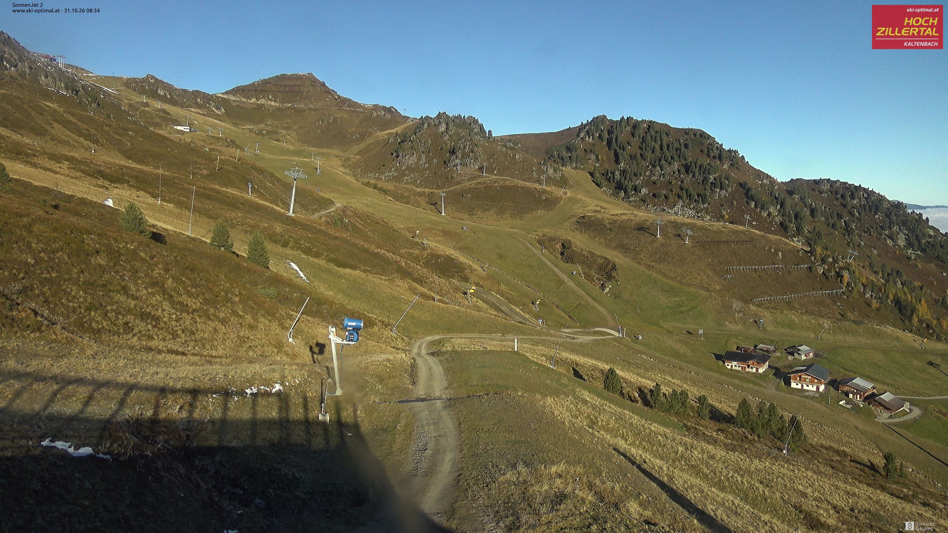 Archiv Foto Webcam Hochzillertal: Blick zum Sonnjet 2
