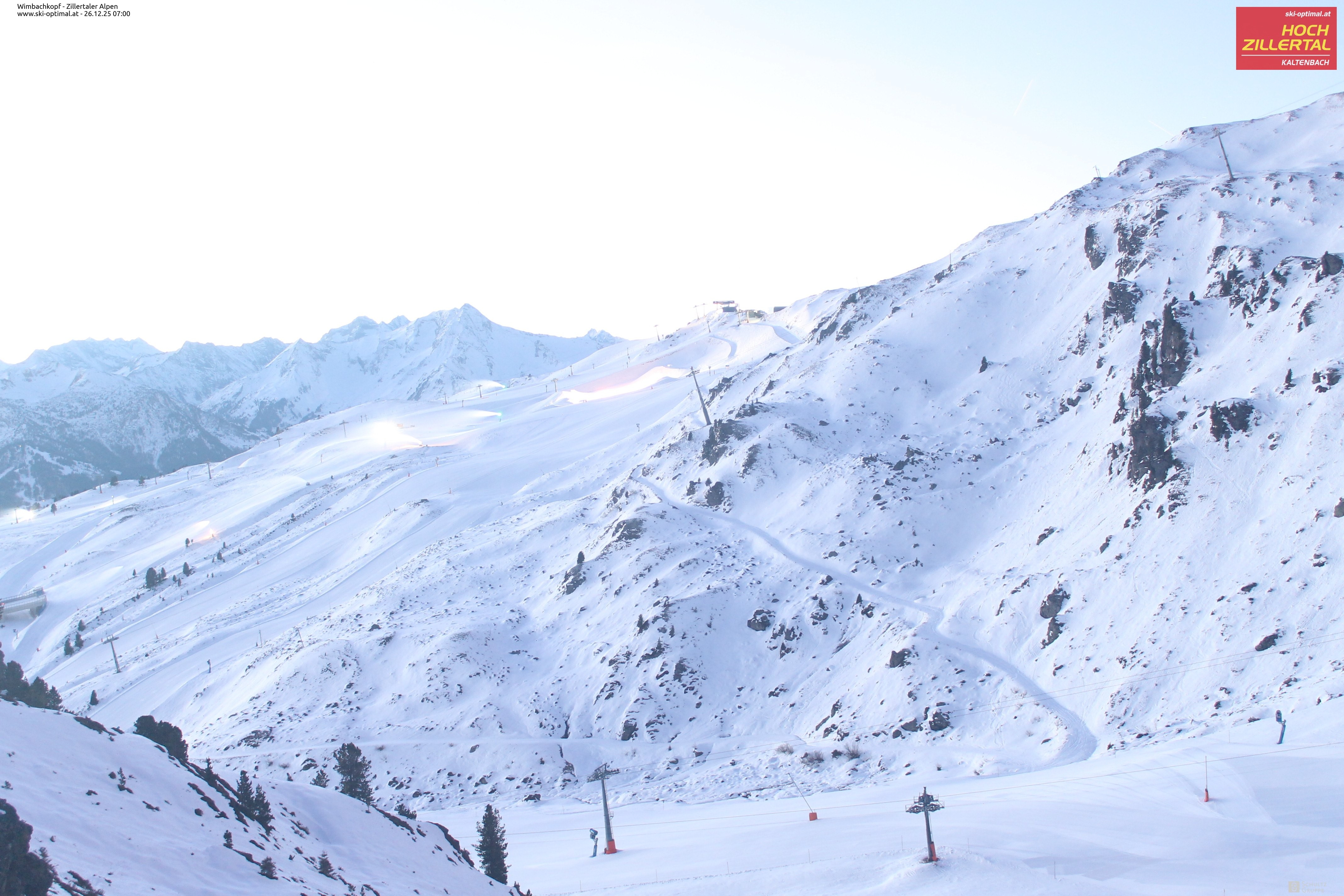 Archiv Foto Webcam Mountain View Restaurant in Hochzillertal