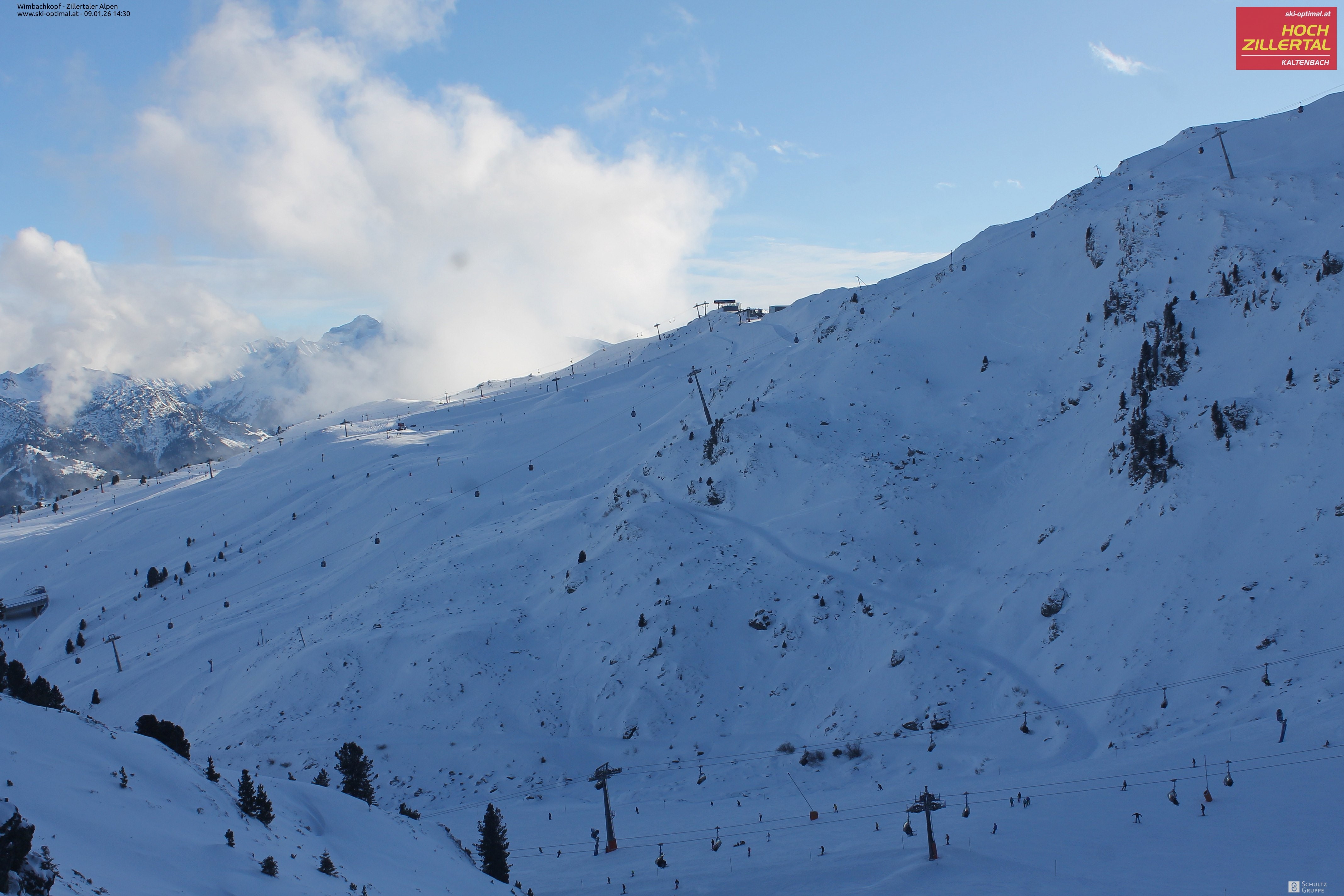 Archiv Foto Webcam Mountain View Restaurant in Hochzillertal