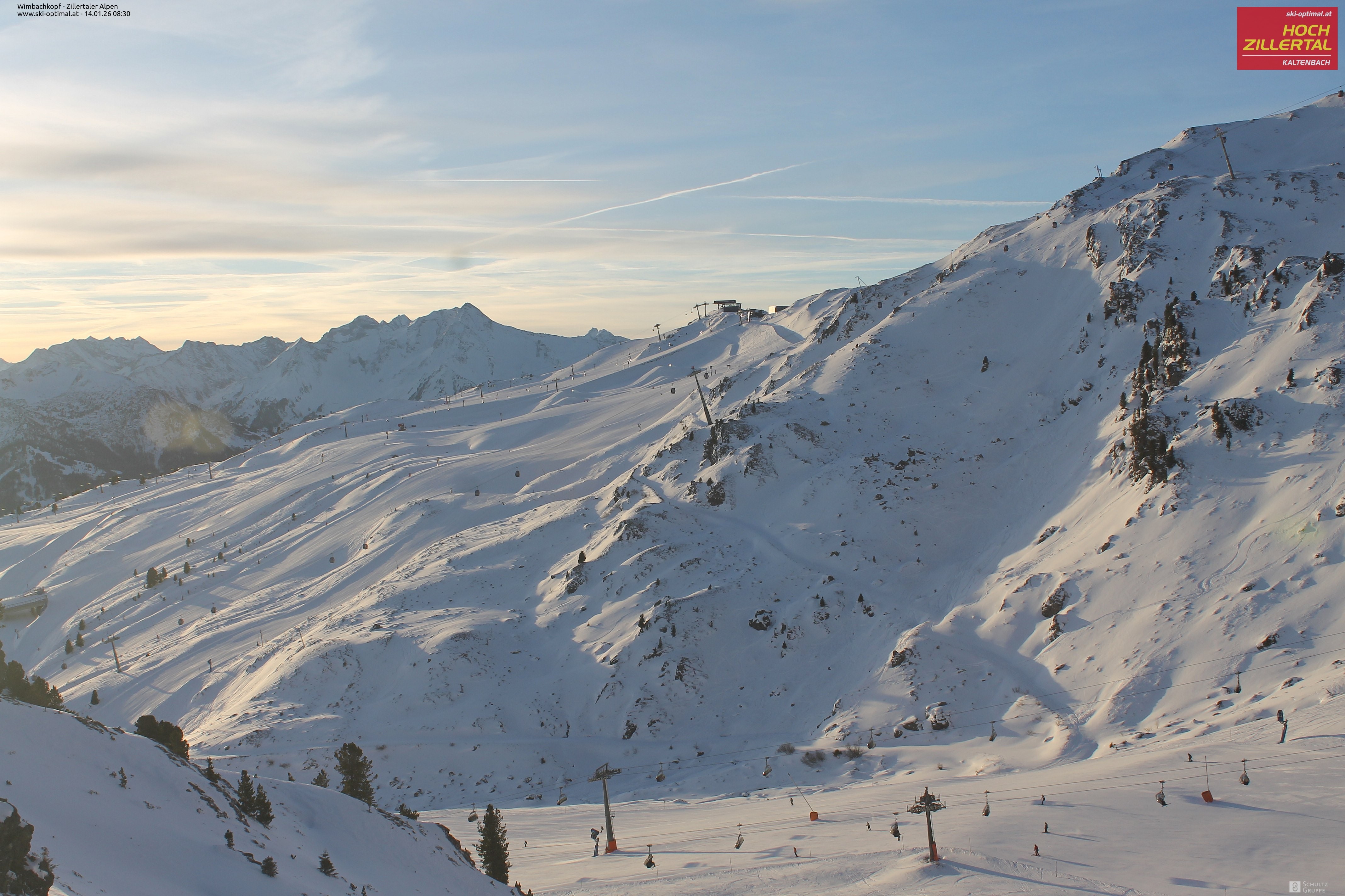 Archiv Foto Webcam Mountain View Restaurant in Hochzillertal