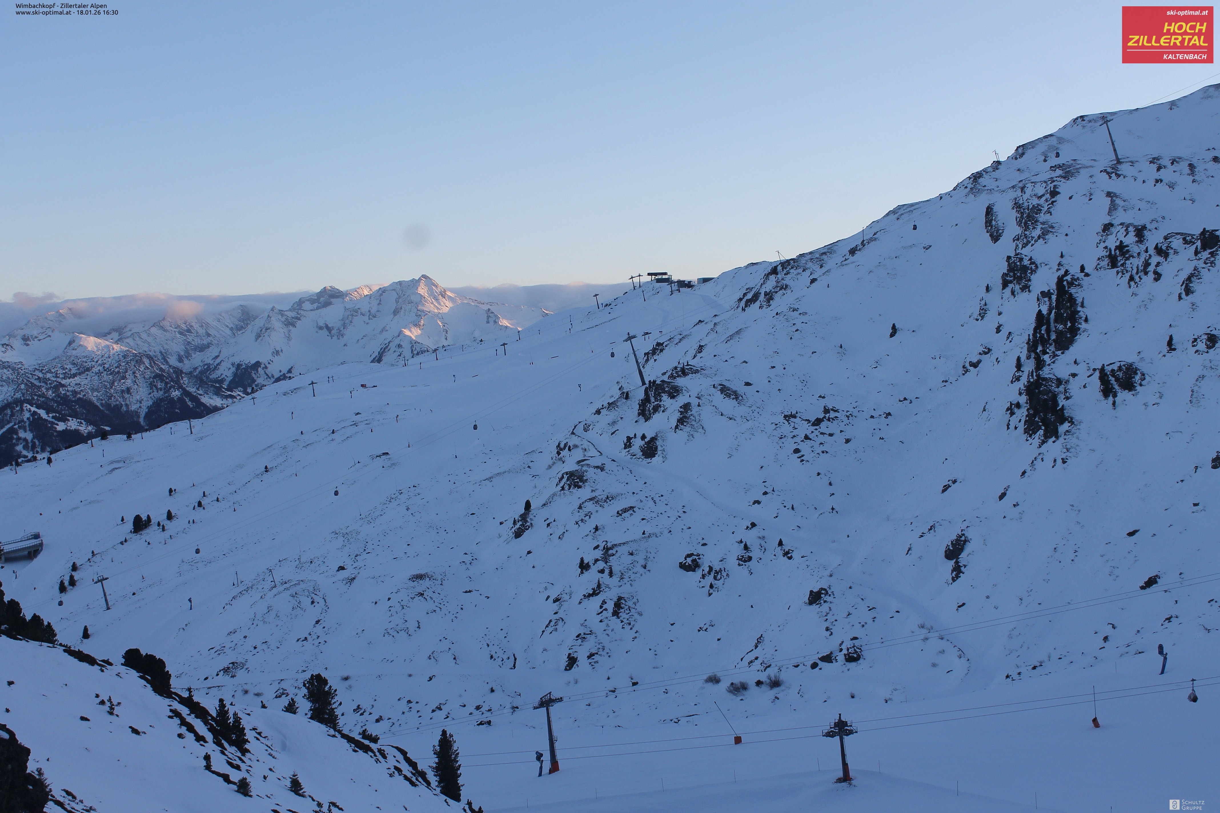 Archiv Foto Webcam Mountain View Restaurant in Hochzillertal