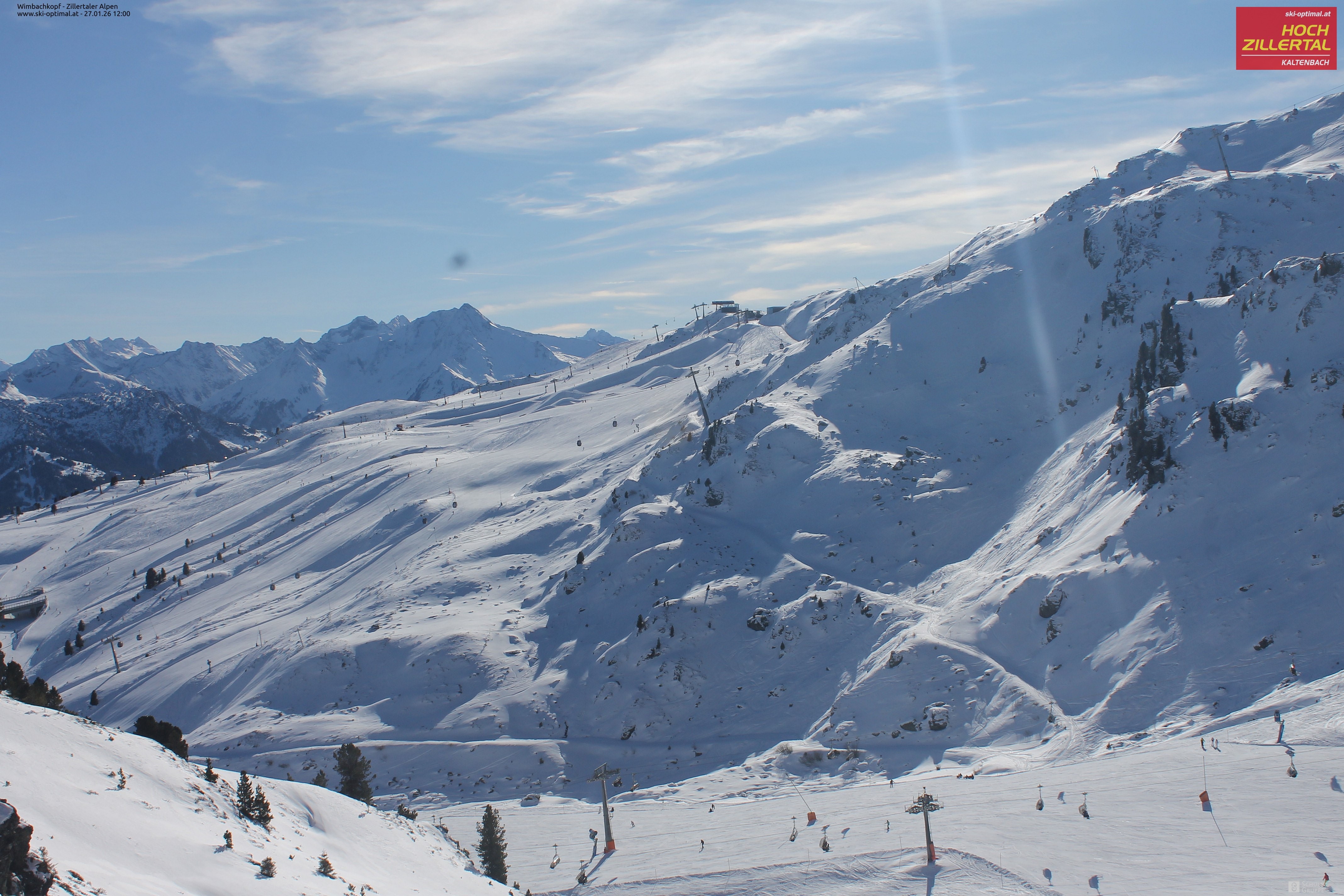 Archiv Foto Webcam Mountain View Restaurant in Hochzillertal