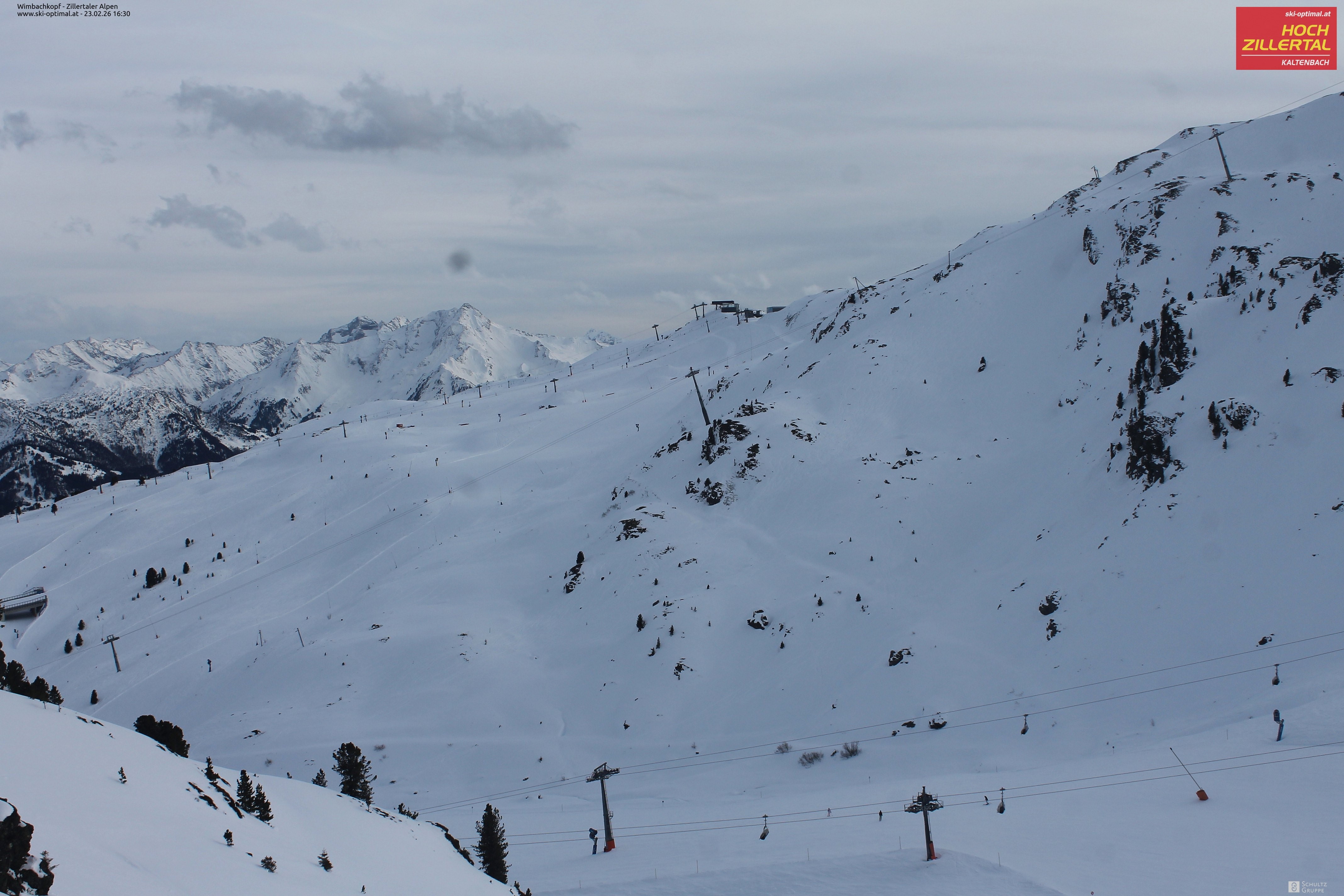 Archiv Foto Webcam Mountain View Restaurant in Hochzillertal