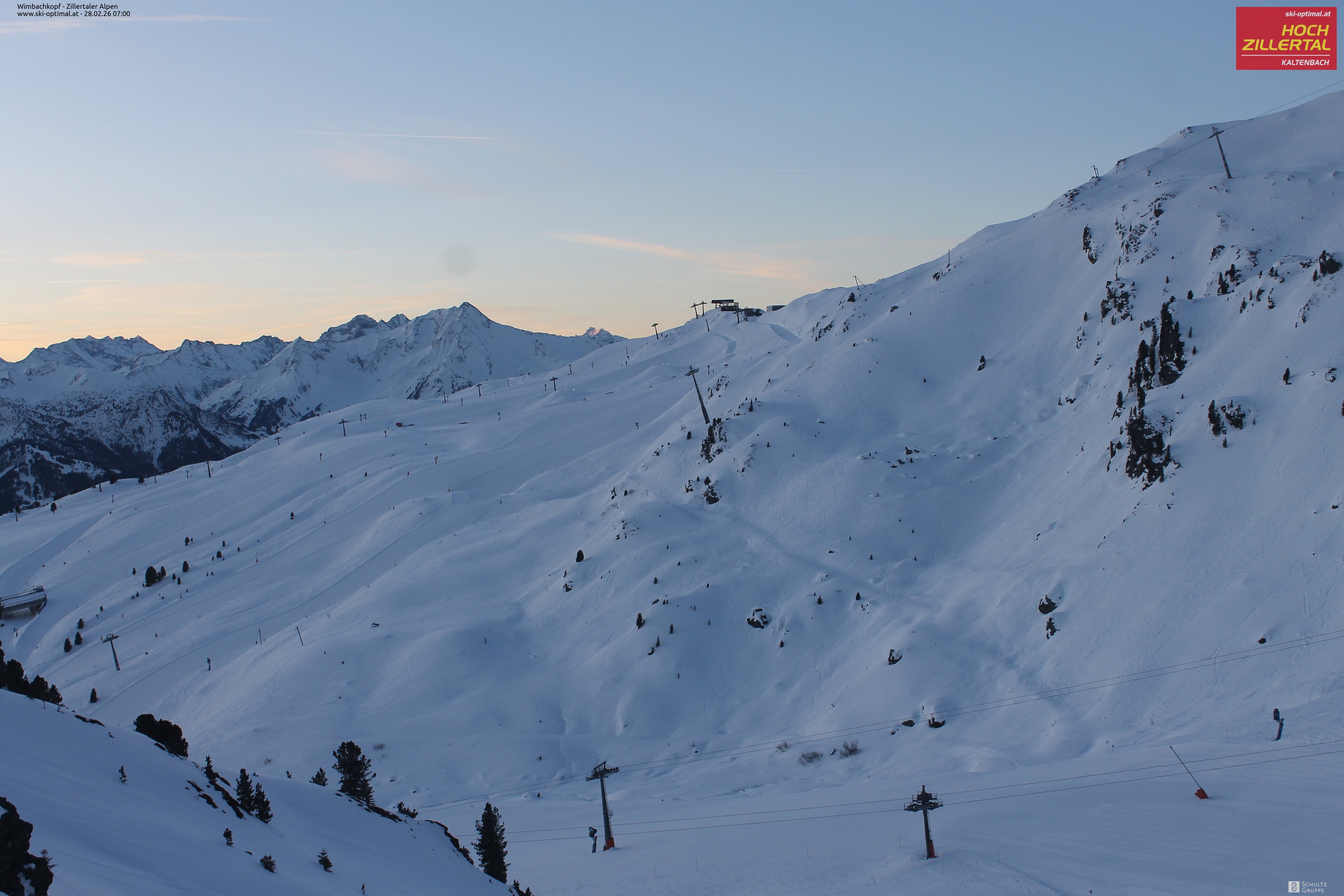 Archiv Foto Webcam Mountain View Restaurant in Hochzillertal