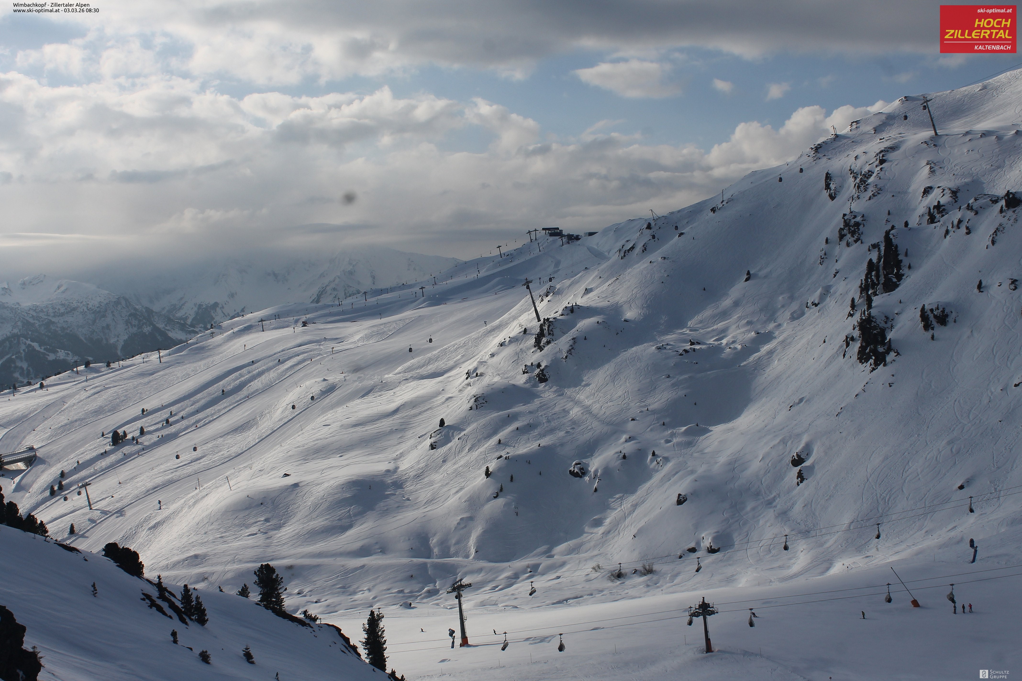 Archiv Foto Webcam Mountain View Restaurant in Hochzillertal