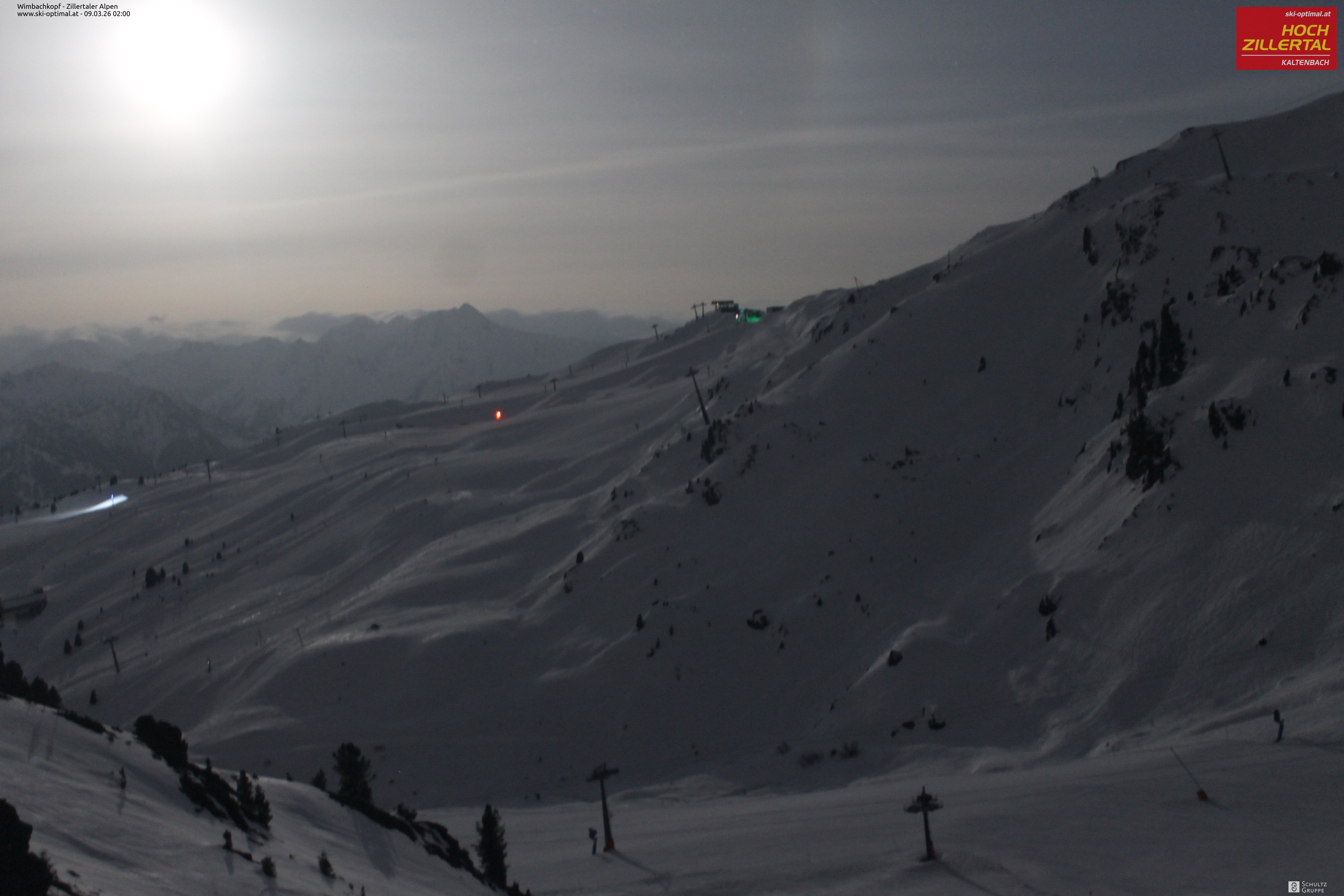Archived image Webcam Hochzillertal: Mountain View Restaurant