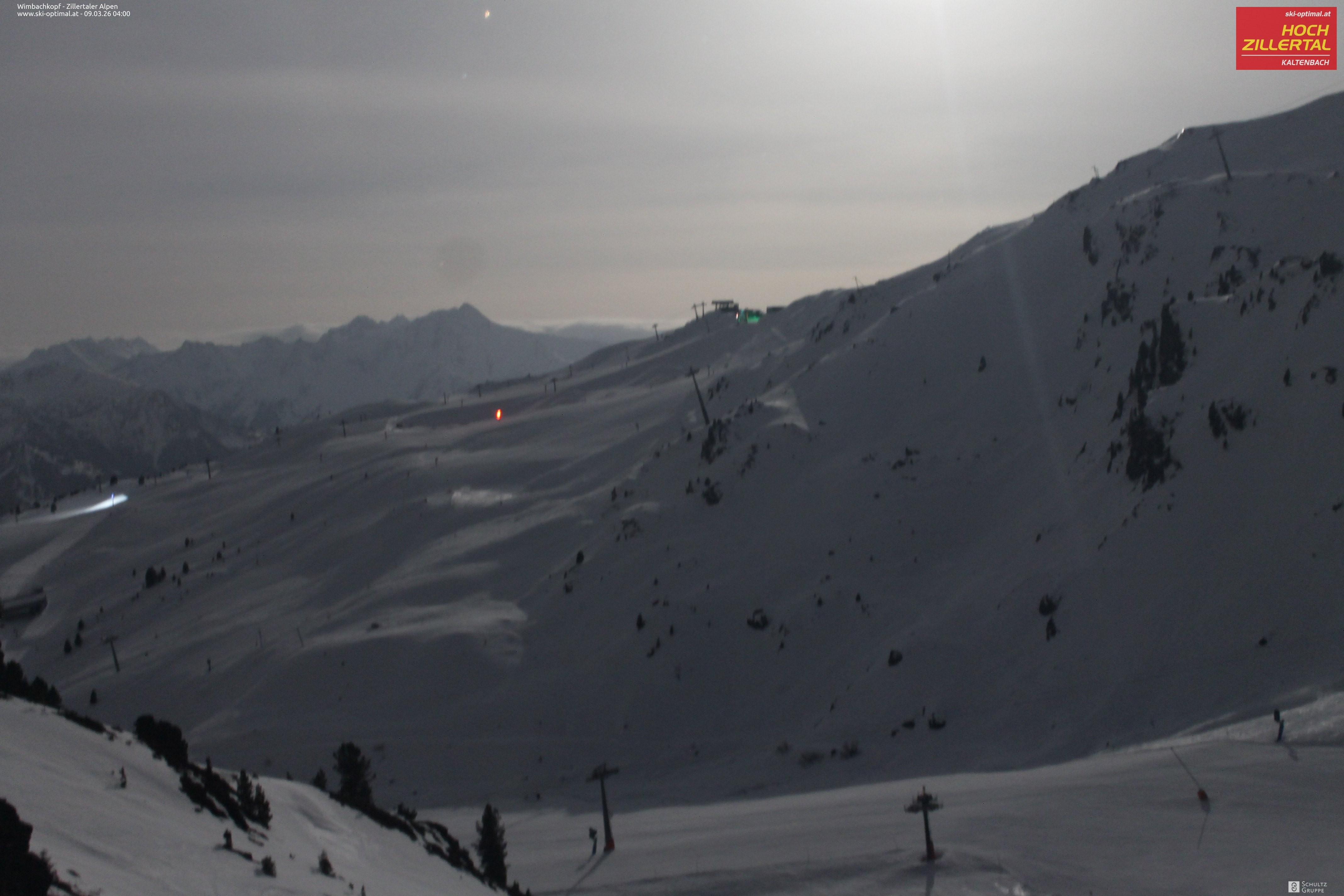 Archived image Webcam Hochzillertal: Mountain View Restaurant