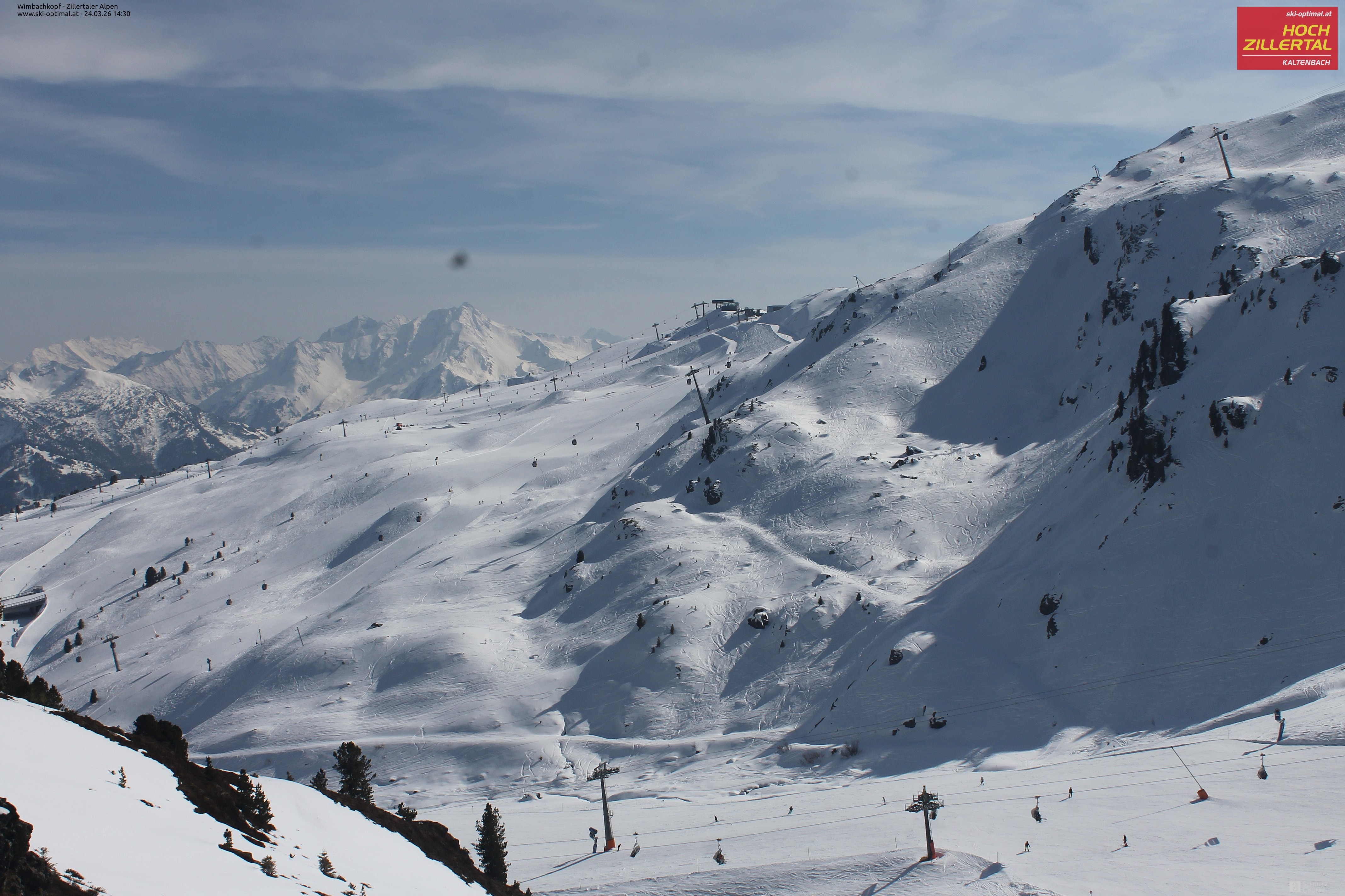 Archiv Foto Webcam Mountain View Restaurant in Hochzillertal