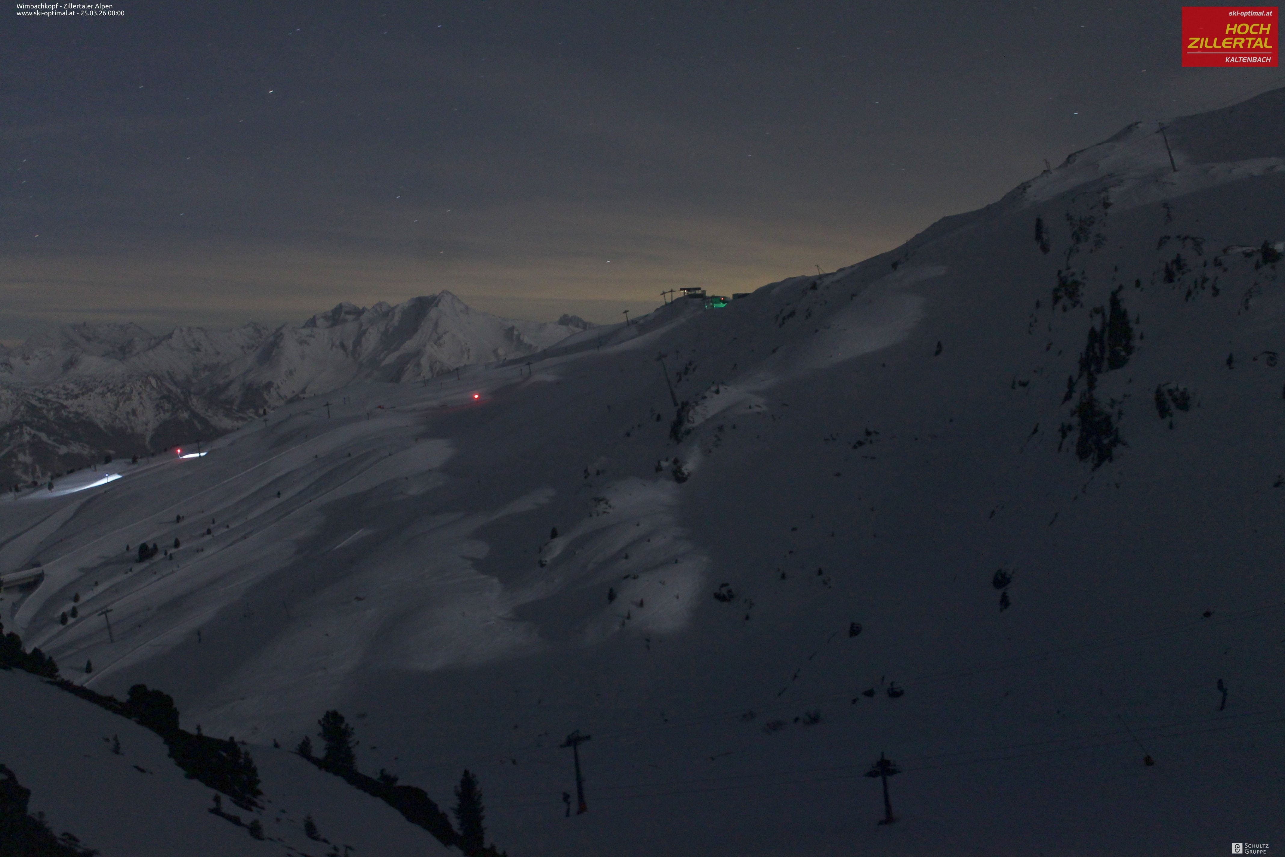 Archived image Webcam Hochzillertal: Mountain View Restaurant