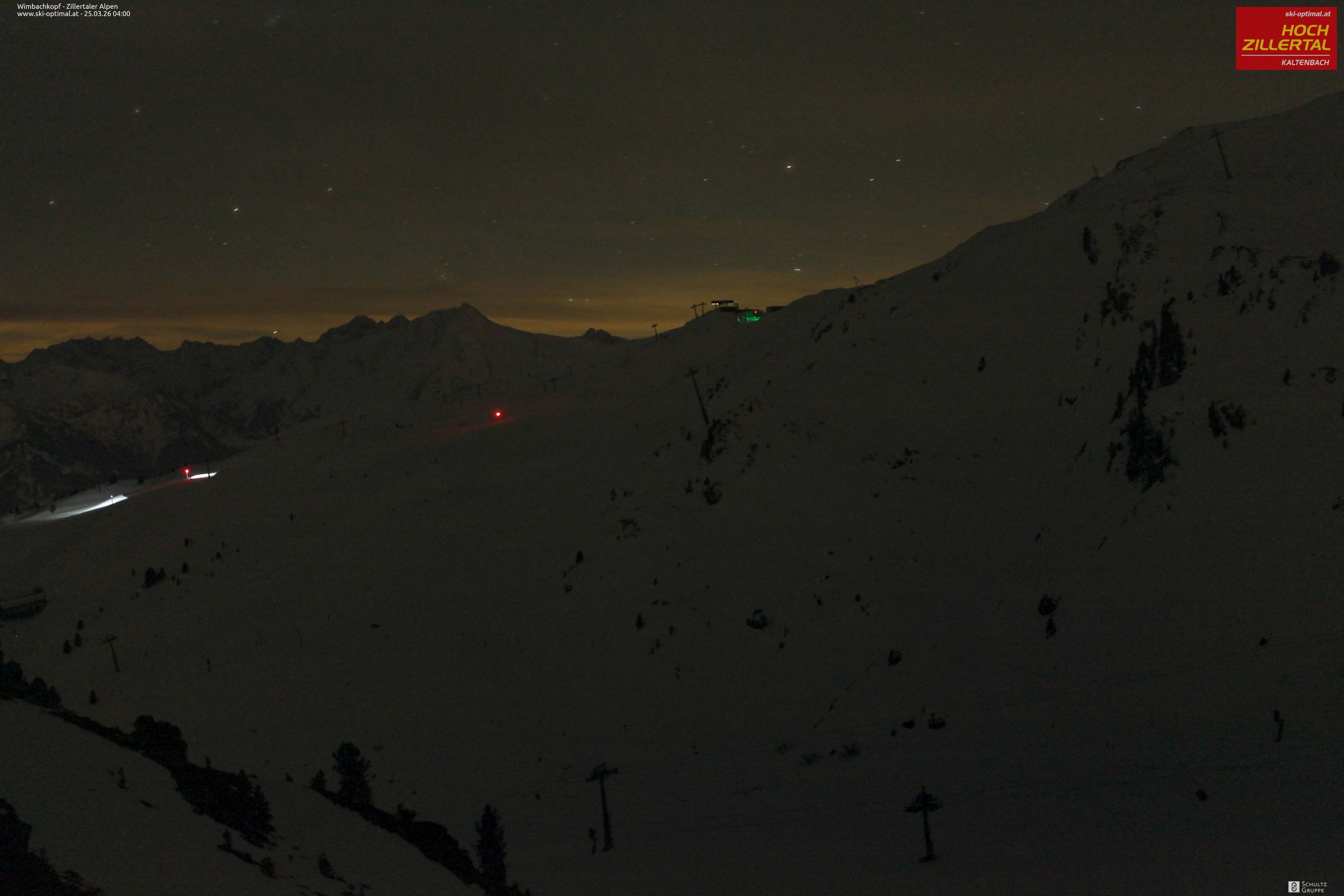 Archived image Webcam Hochzillertal: Mountain View Restaurant