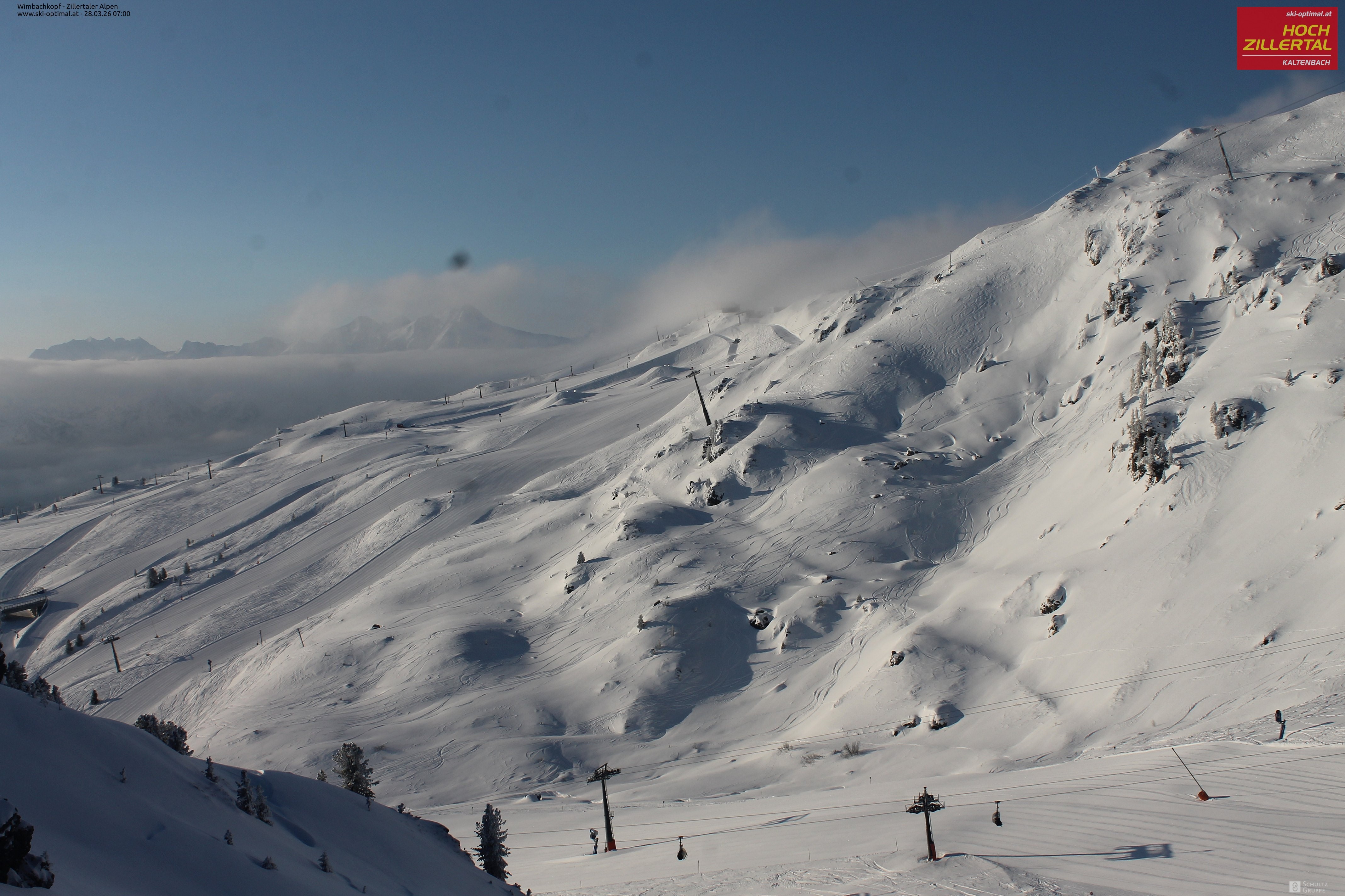 Archiv Foto Webcam Mountain View Restaurant in Hochzillertal