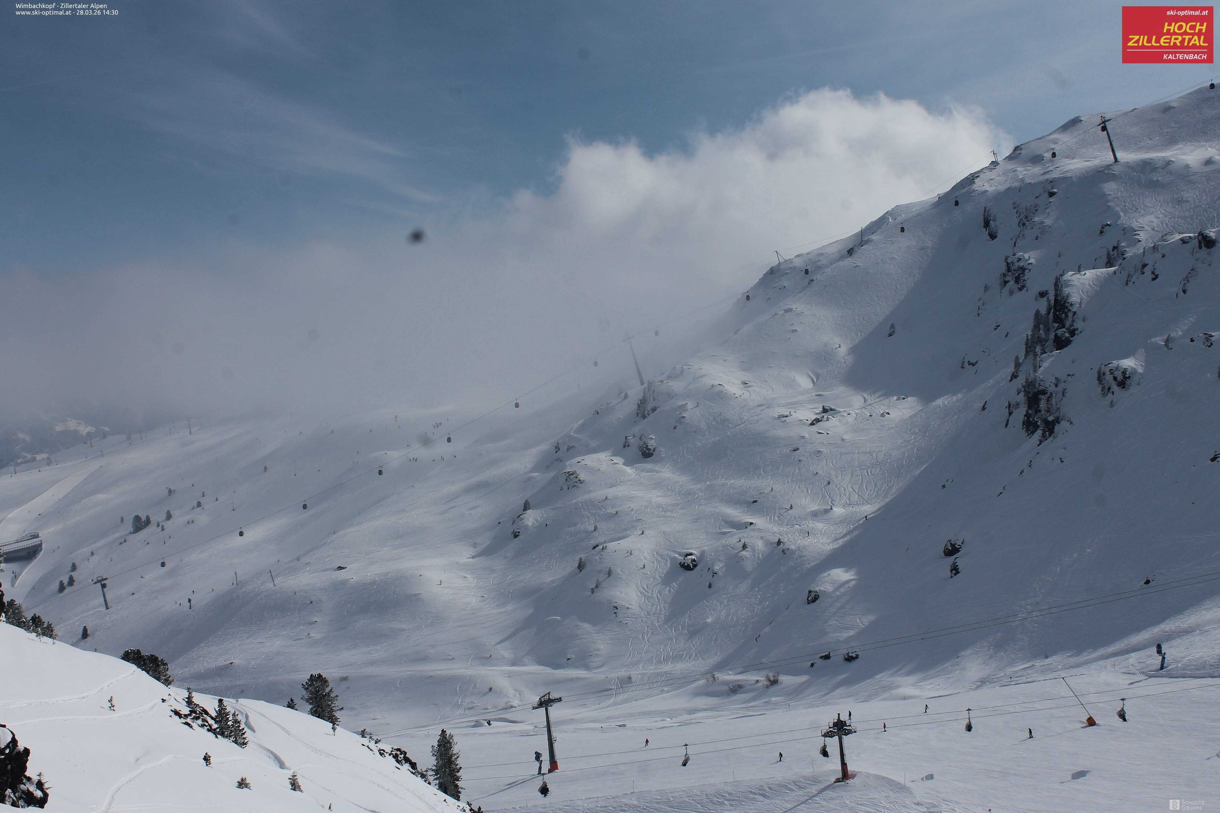 Archiv Foto Webcam Mountain View Restaurant in Hochzillertal