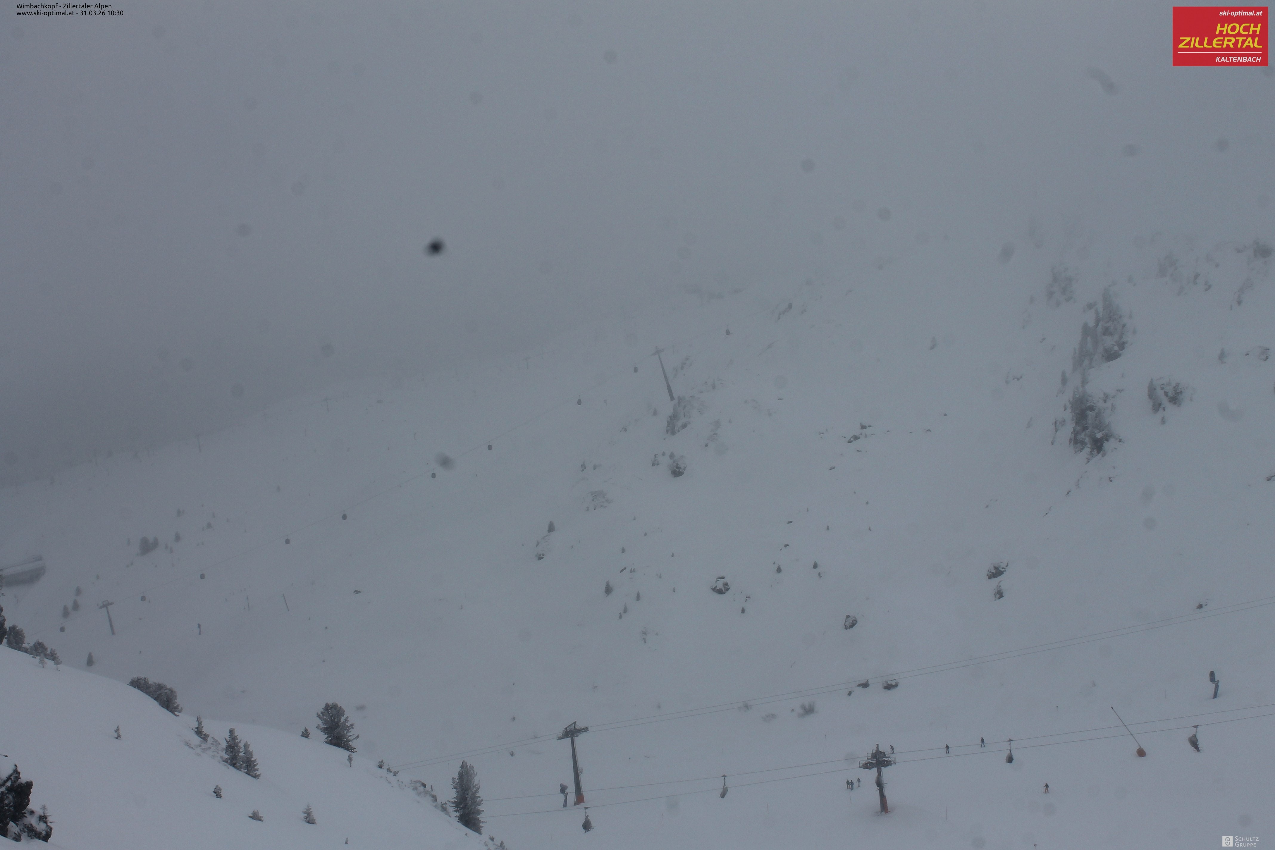 Archived image Webcam Hochzillertal: Mountain View Restaurant