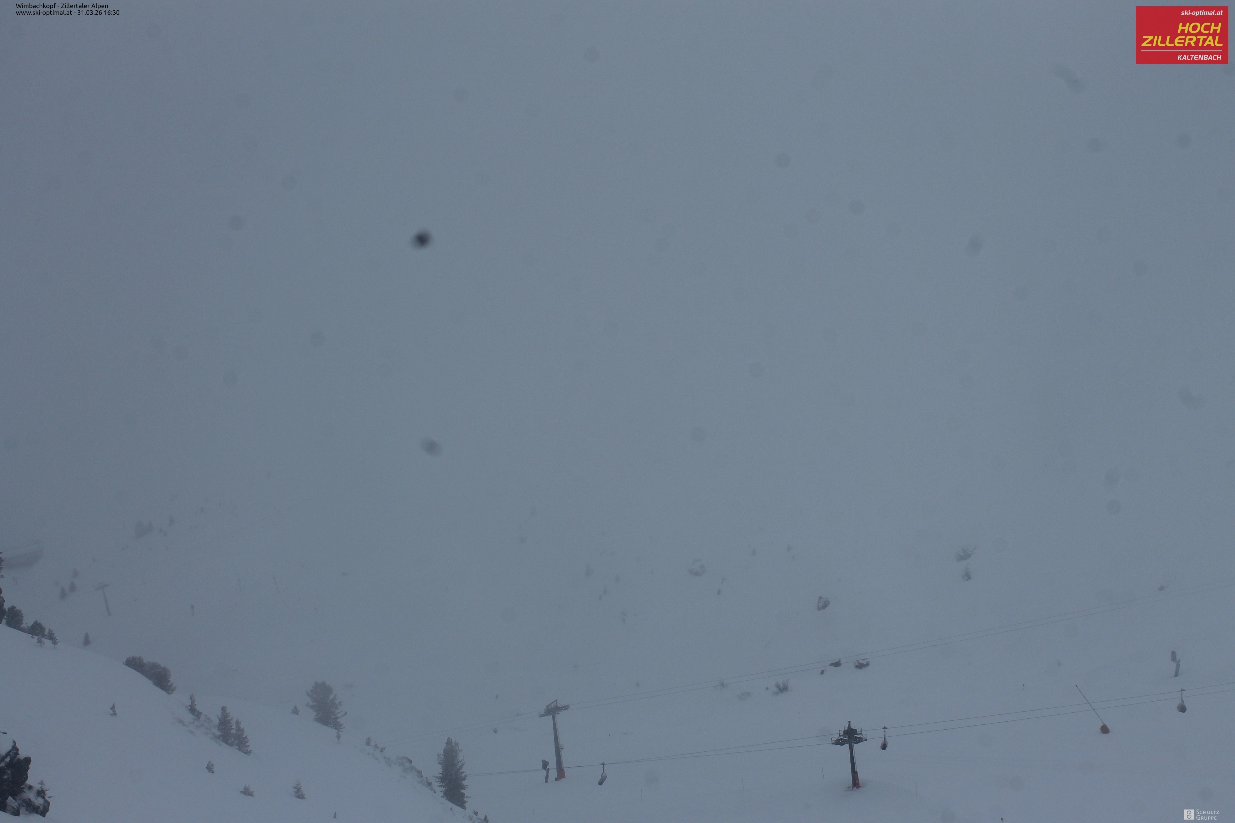 Archived image Webcam Hochzillertal: Mountain View Restaurant