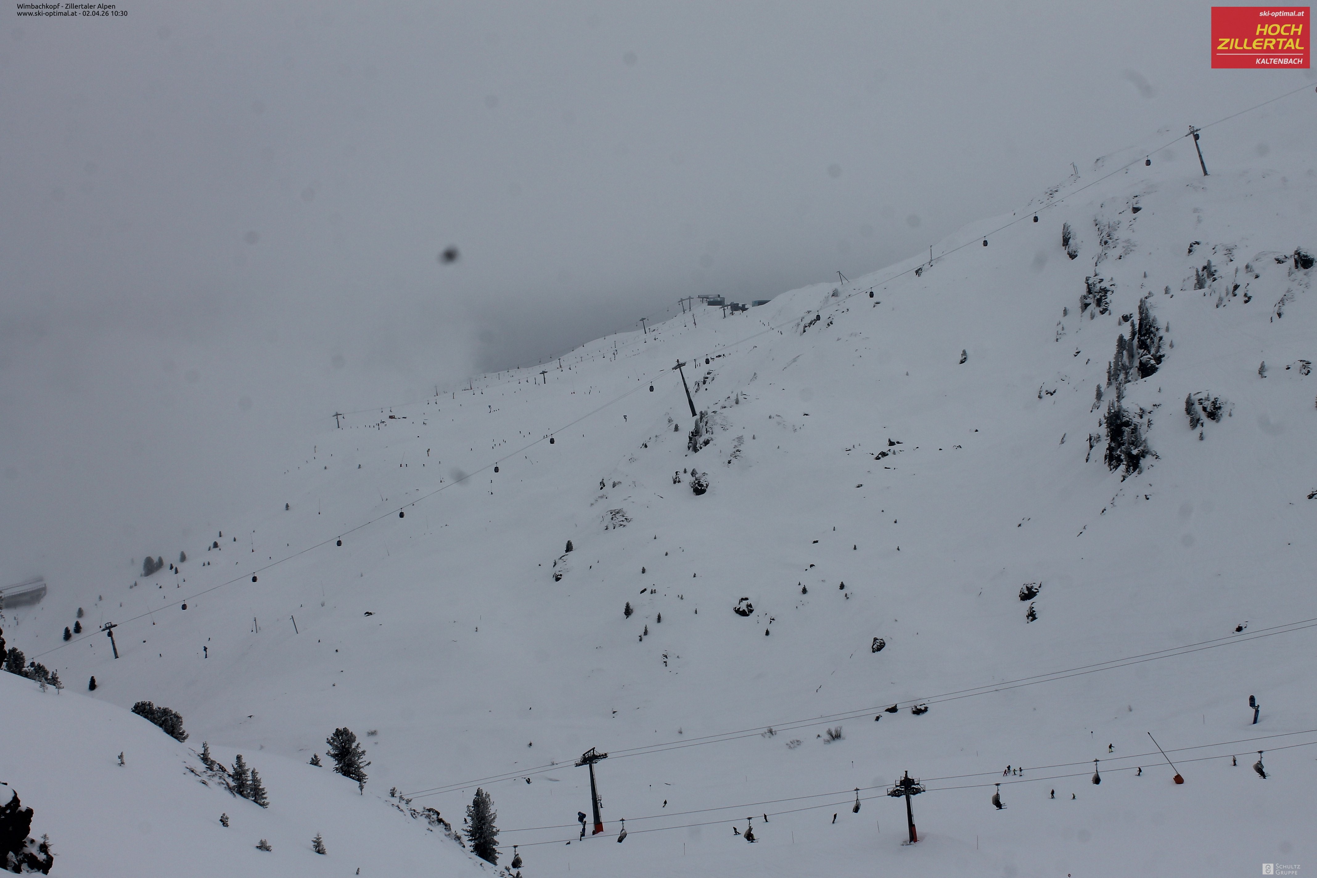 Archiv Foto Webcam Mountain View Restaurant in Hochzillertal