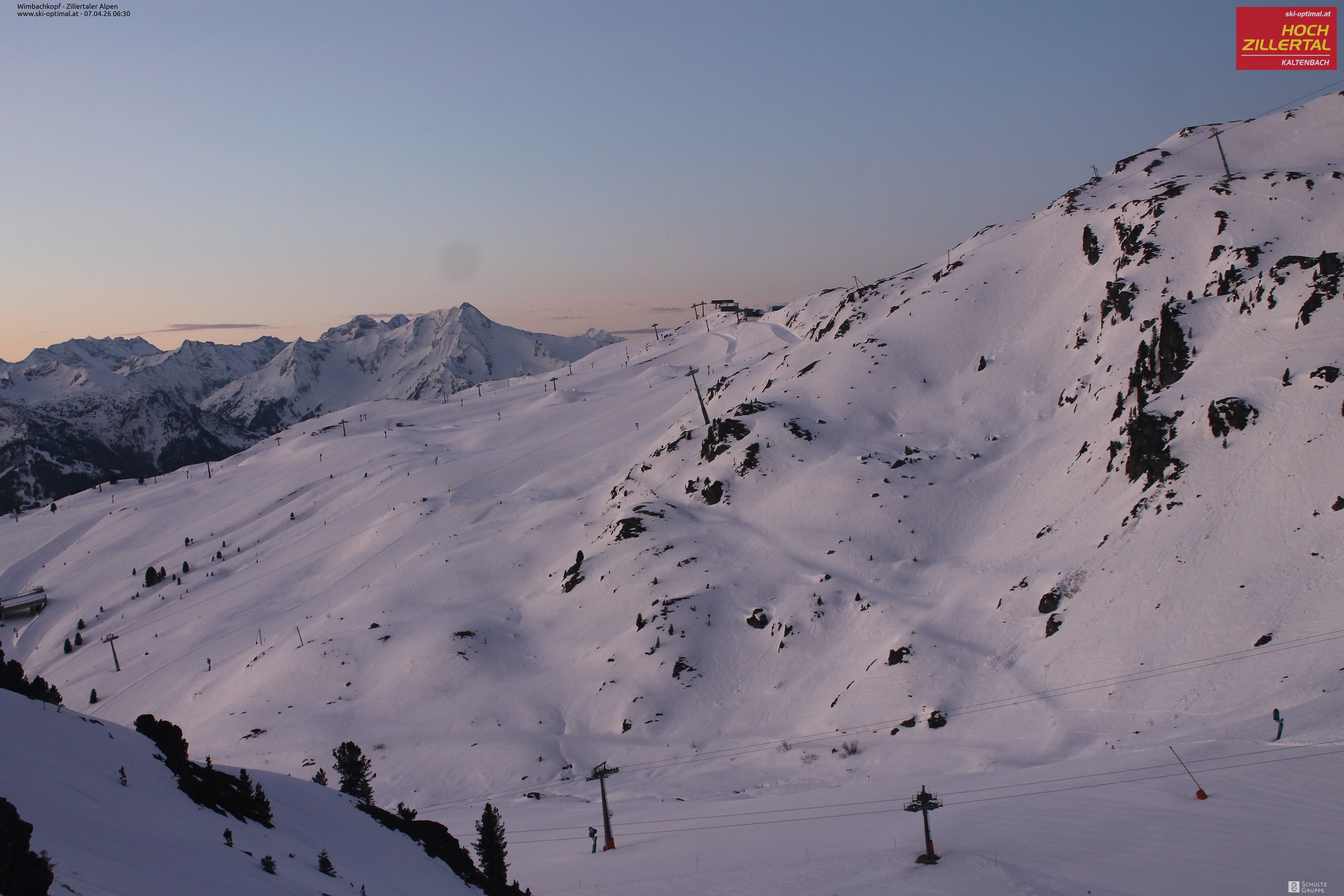 Archiv Foto Webcam Mountain View Restaurant in Hochzillertal