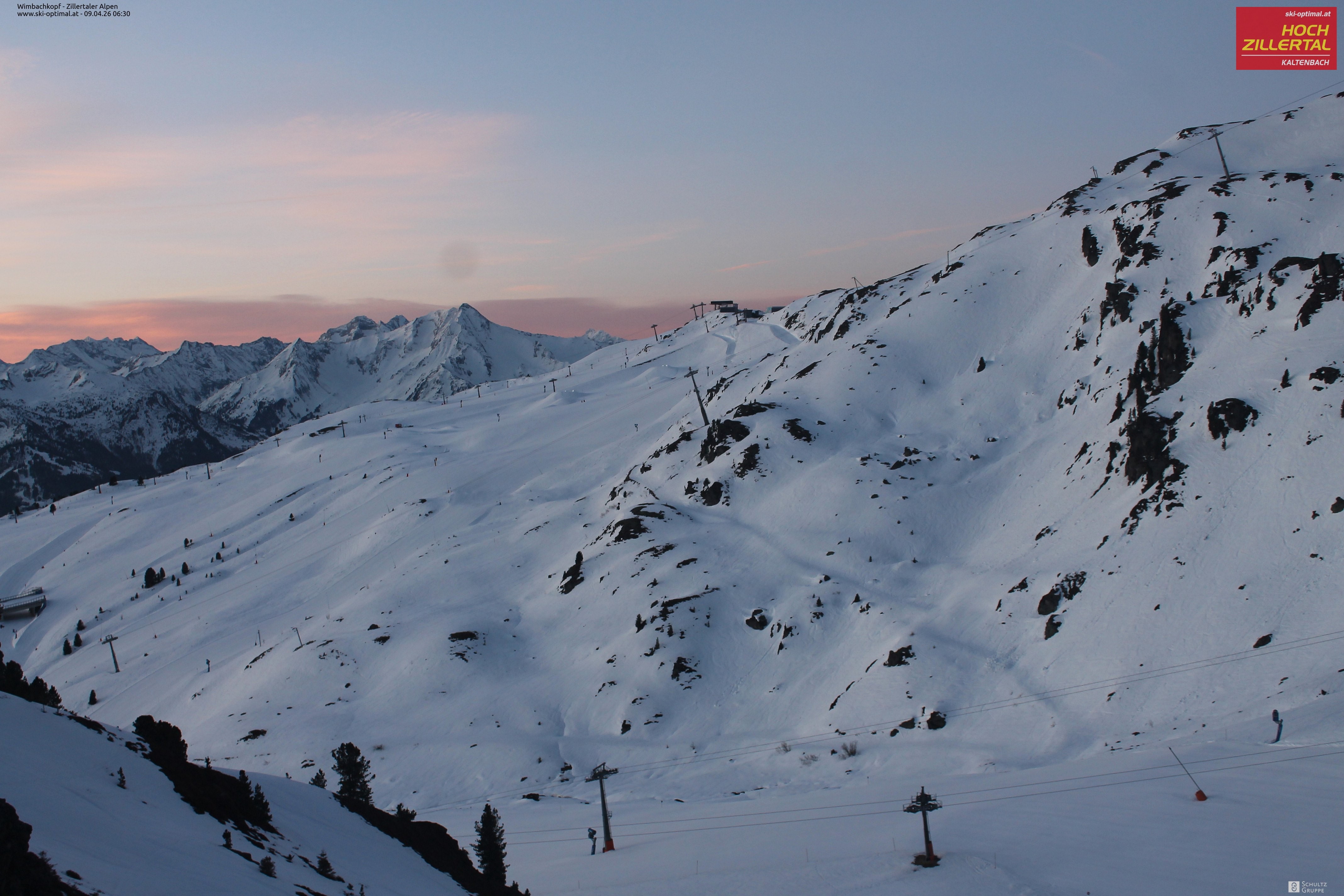 Archiv Foto Webcam Mountain View Restaurant in Hochzillertal
