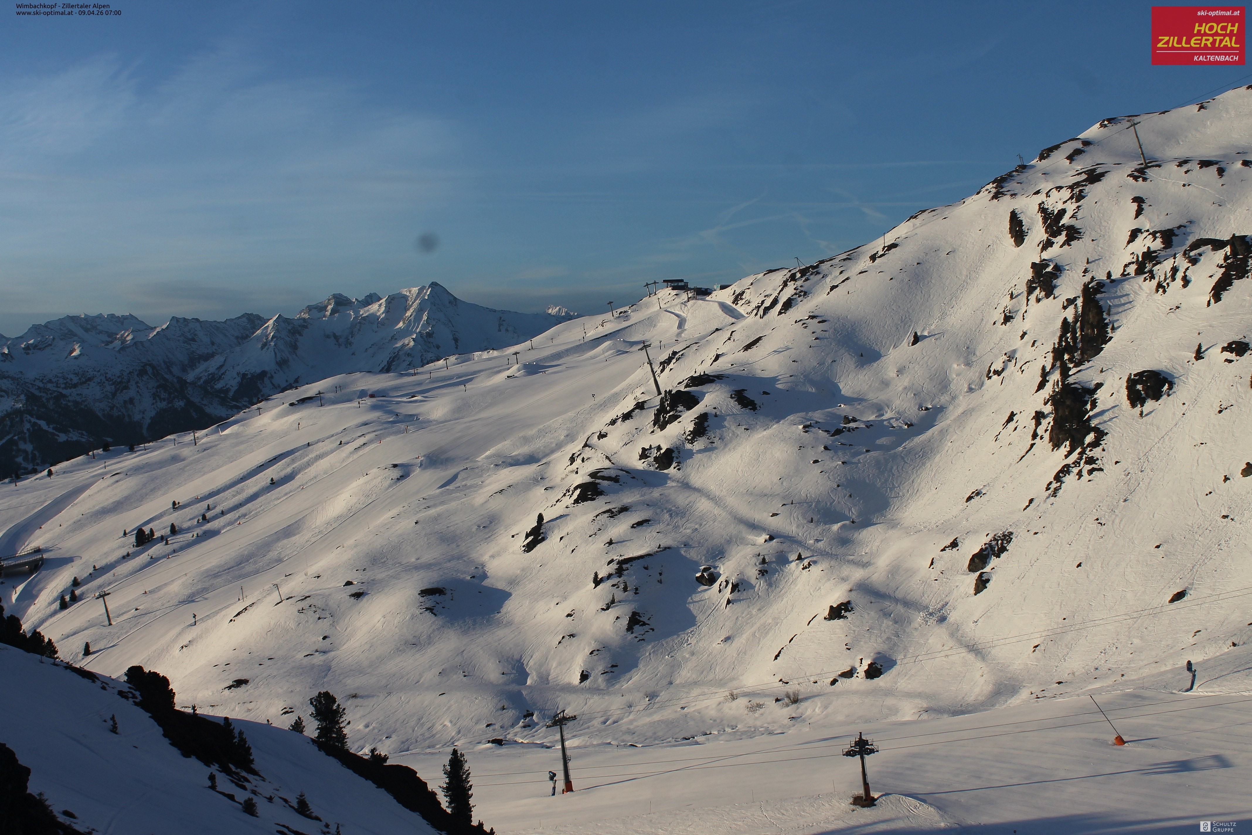 Archiv Foto Webcam Mountain View Restaurant in Hochzillertal