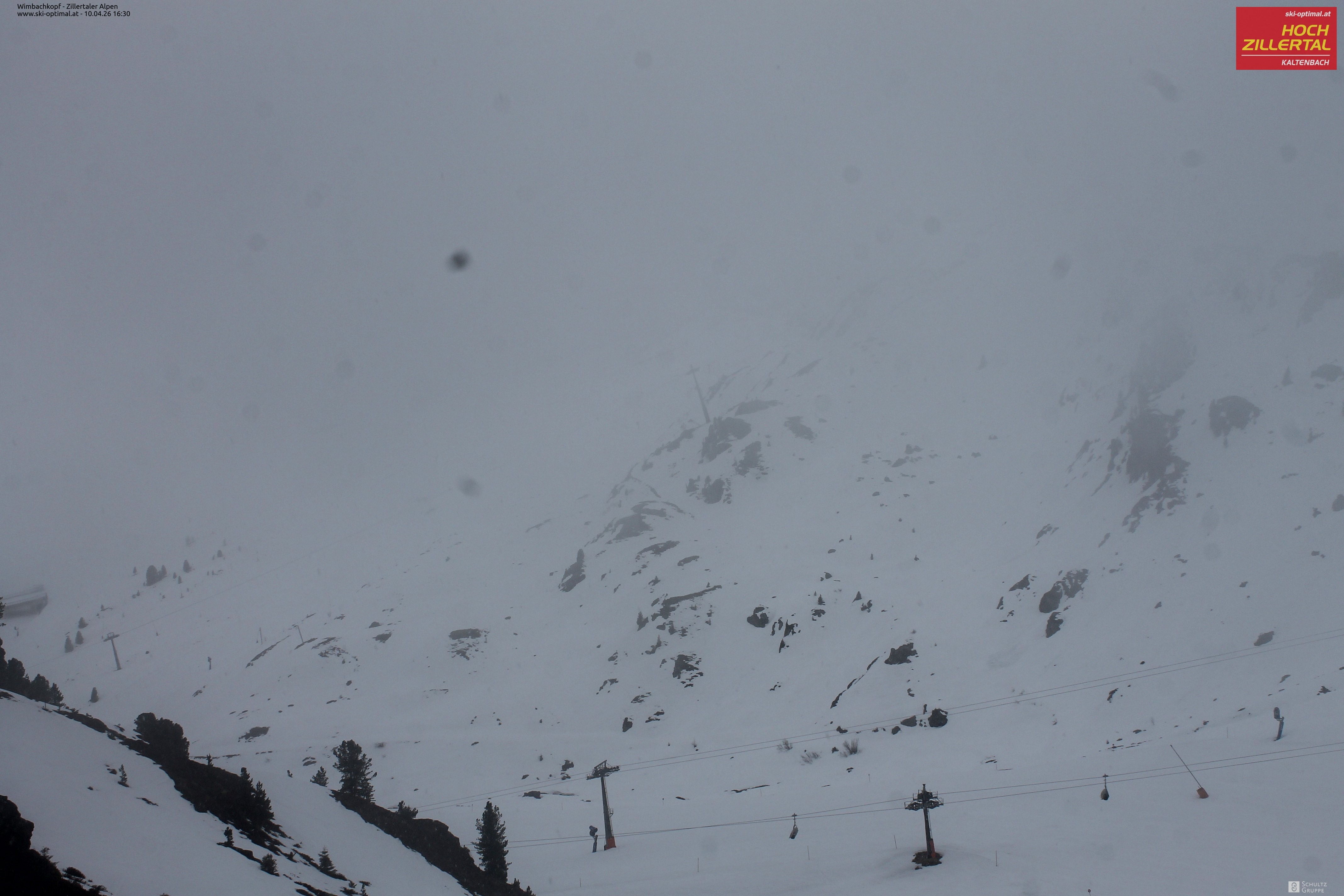 Archived image Webcam Hochzillertal: Mountain View Restaurant