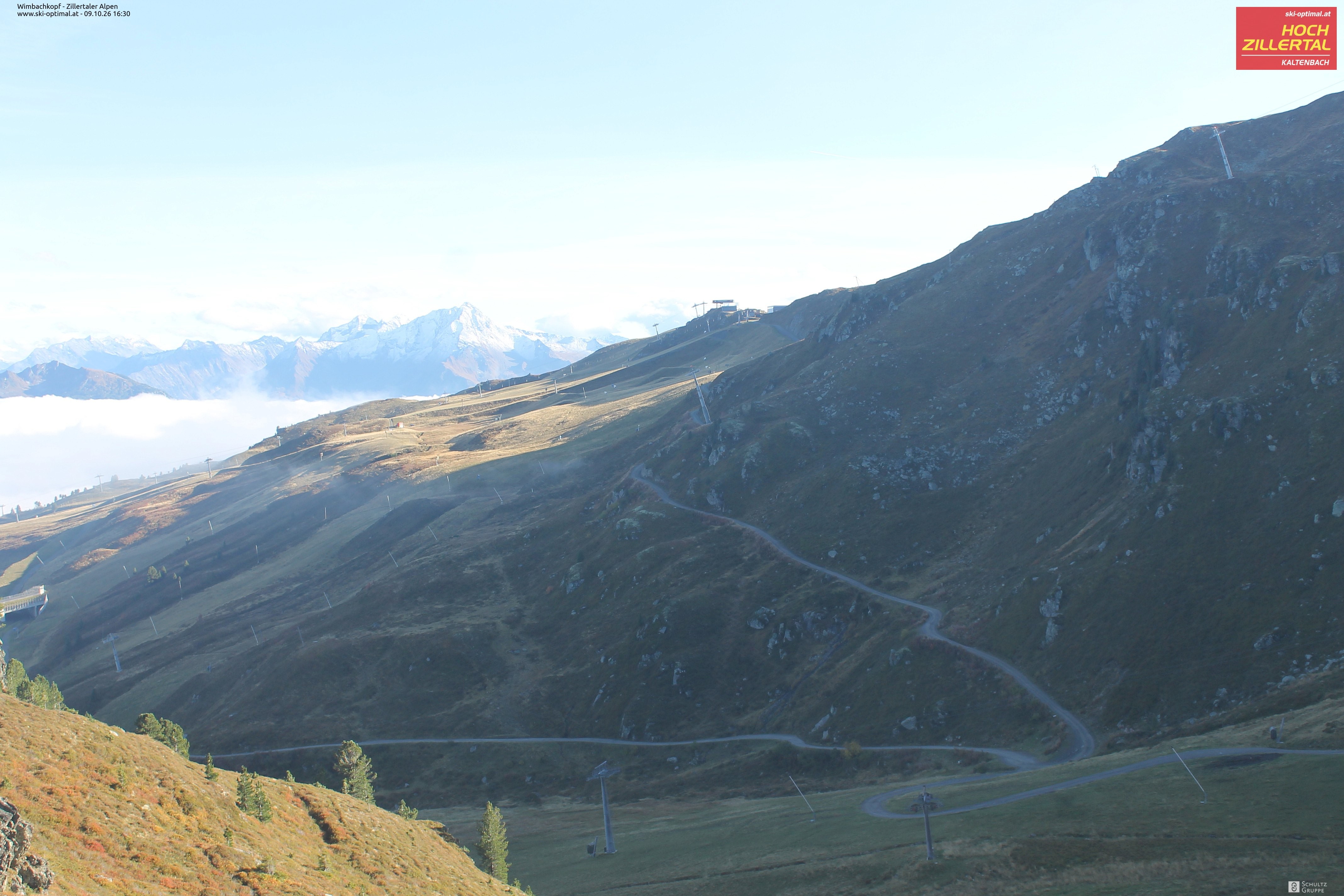 Archiv Foto Webcam Mountain View Restaurant in Hochzillertal